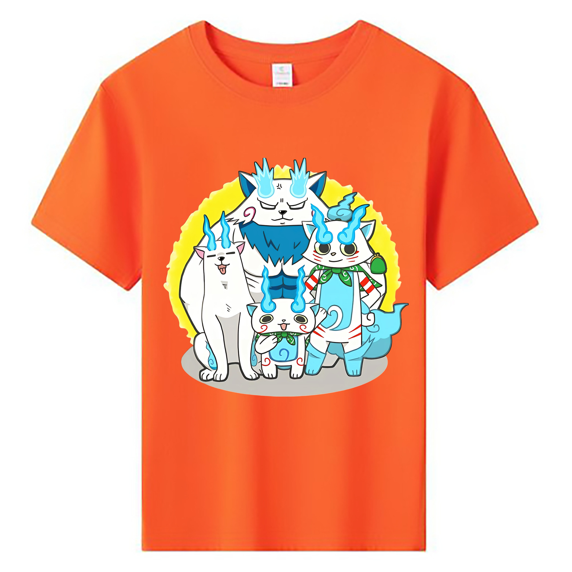（画像用） 妖怪ウォッチ Yo-kai Watch 綿100％キッズTシャツ（フロントプリント）
