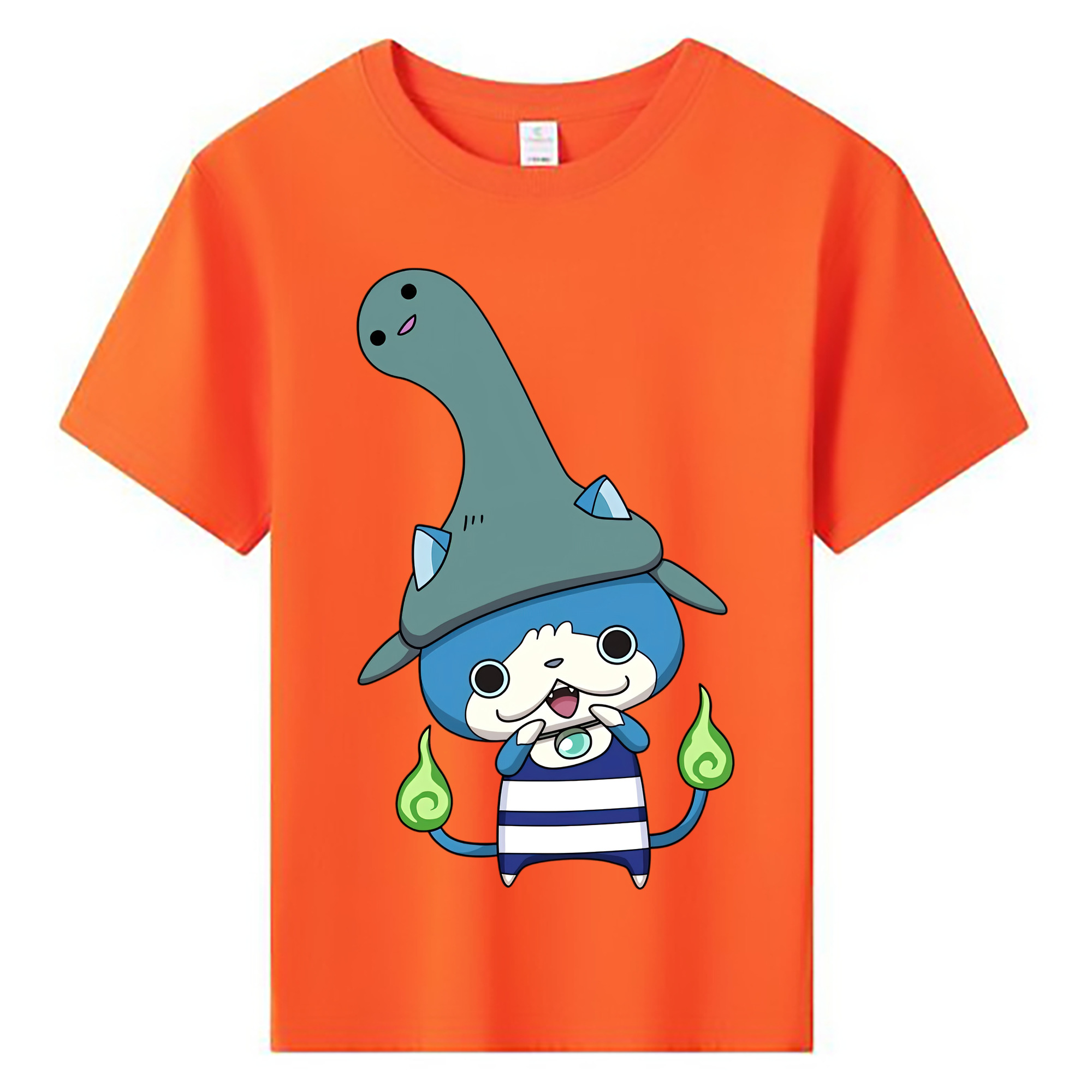 （画像用） 妖怪ウォッチ Yo-kai Watch 綿100％キッズTシャツ（フロントプリント）