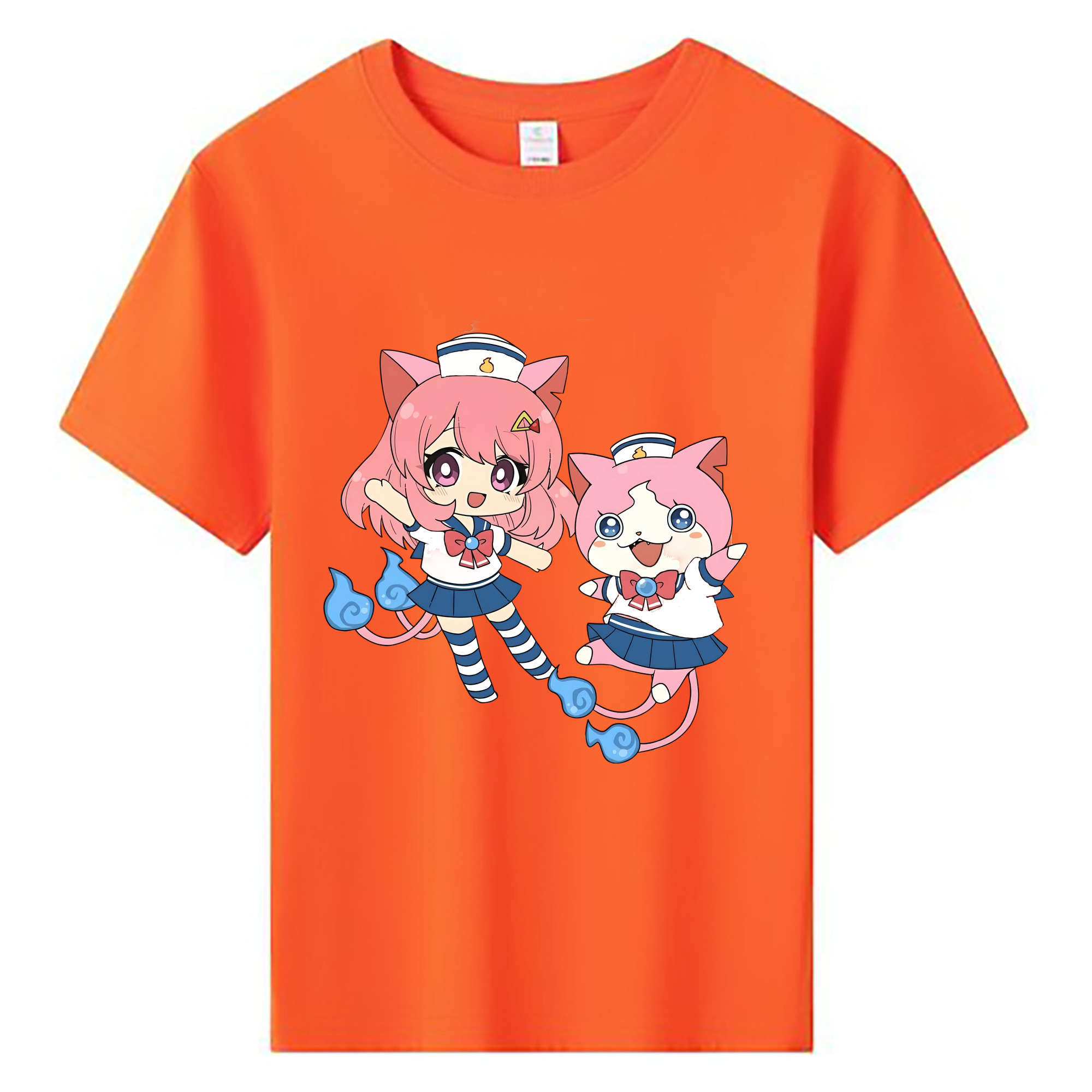 （画像用） 妖怪ウォッチ Yo-kai Watch 綿100％キッズTシャツ（フロントプリント）