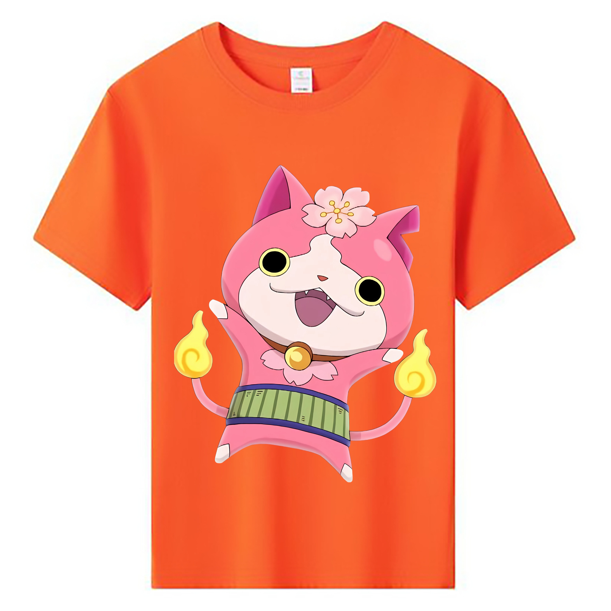 （画像用） 妖怪ウォッチ Yo-kai Watch 綿100％キッズTシャツ（フロントプリント）