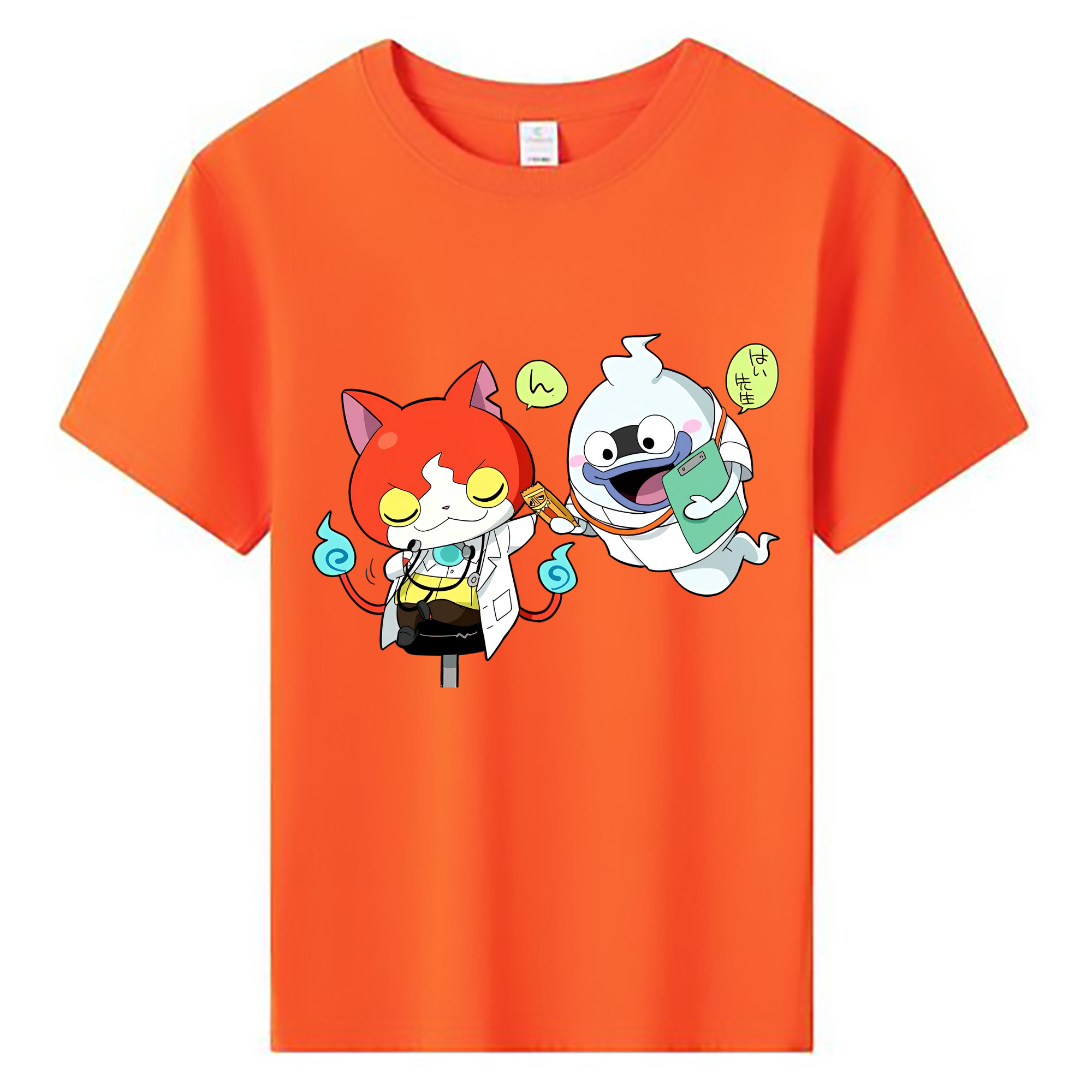 （画像用） 妖怪ウォッチ Yo-kai Watch 綿100％キッズTシャツ（フロントプリント）