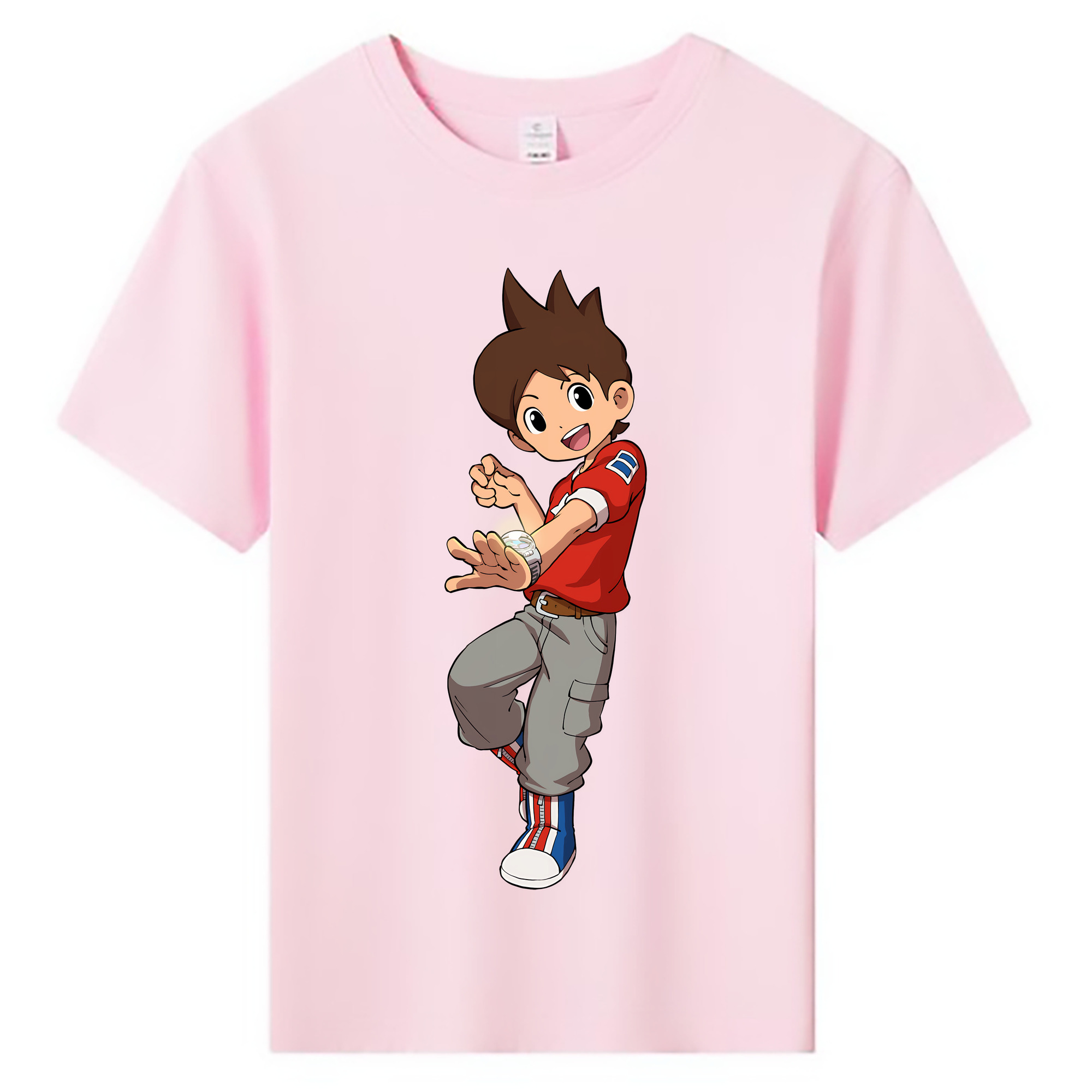 （画像用） 妖怪ウォッチ Yo-kai Watch 綿100％キッズTシャツ（フロントプリント）