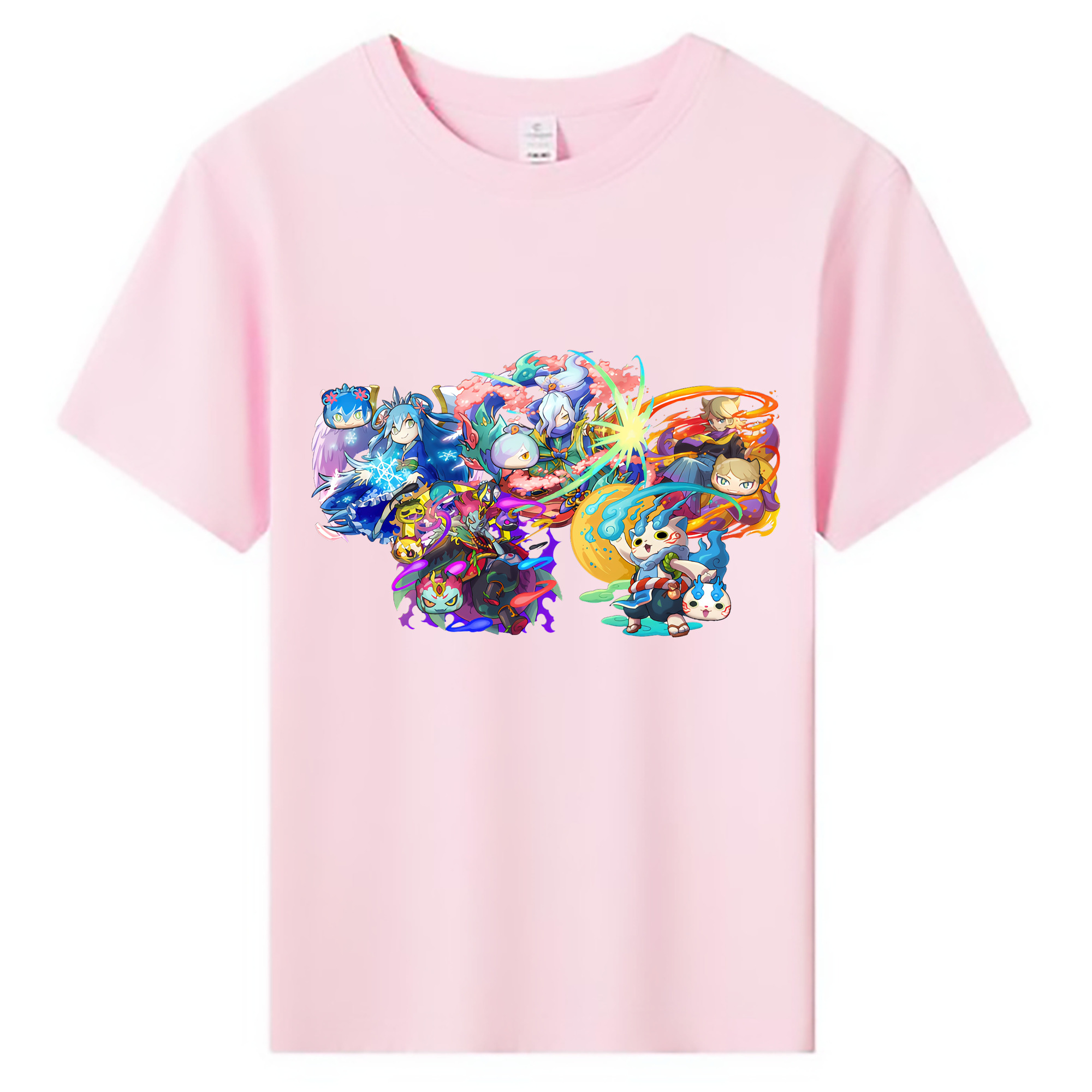 （画像用） 妖怪ウォッチ Yo-kai Watch 綿100％キッズTシャツ（フロントプリント）