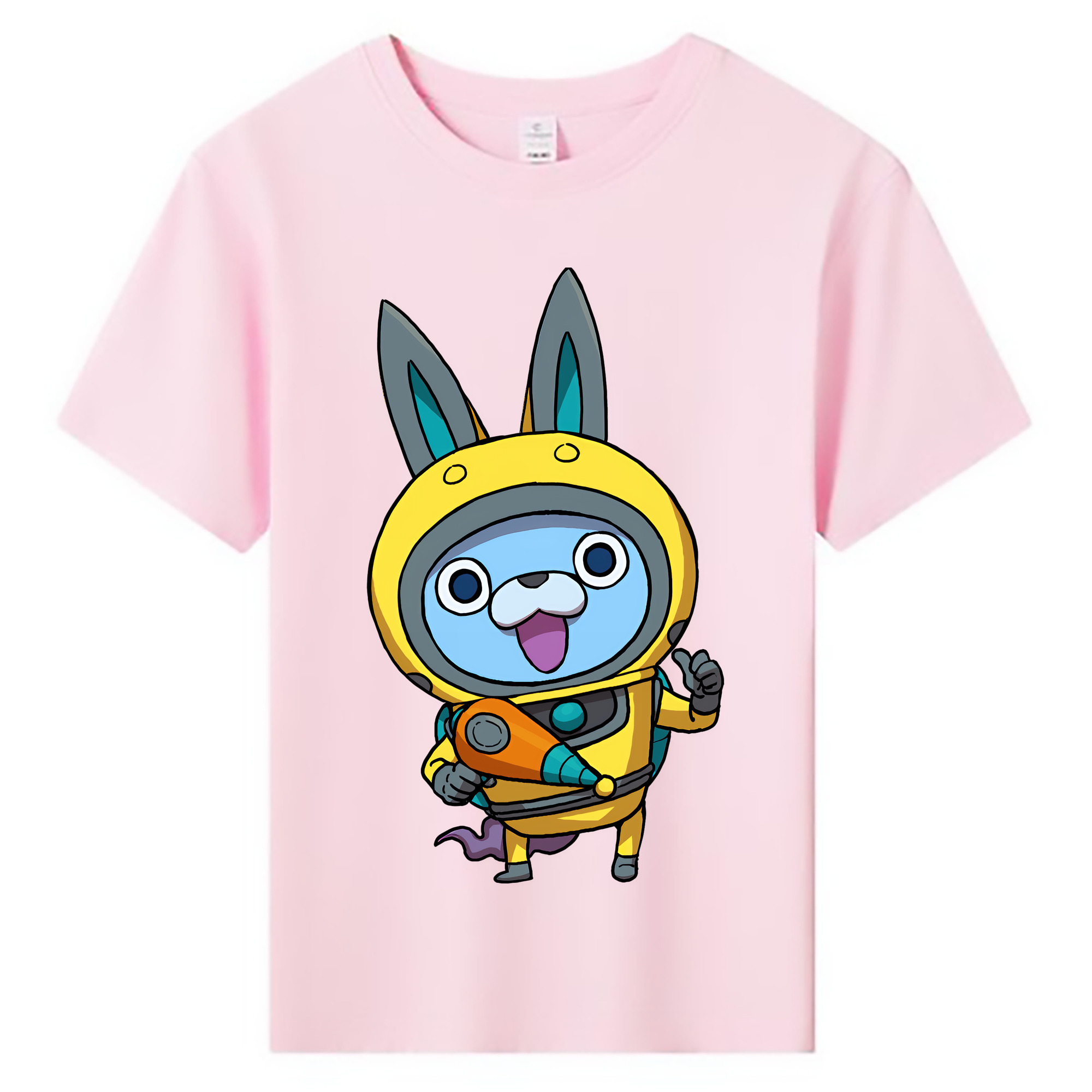 （画像用） 妖怪ウォッチ Yo-kai Watch 綿100％キッズTシャツ（フロントプリント）