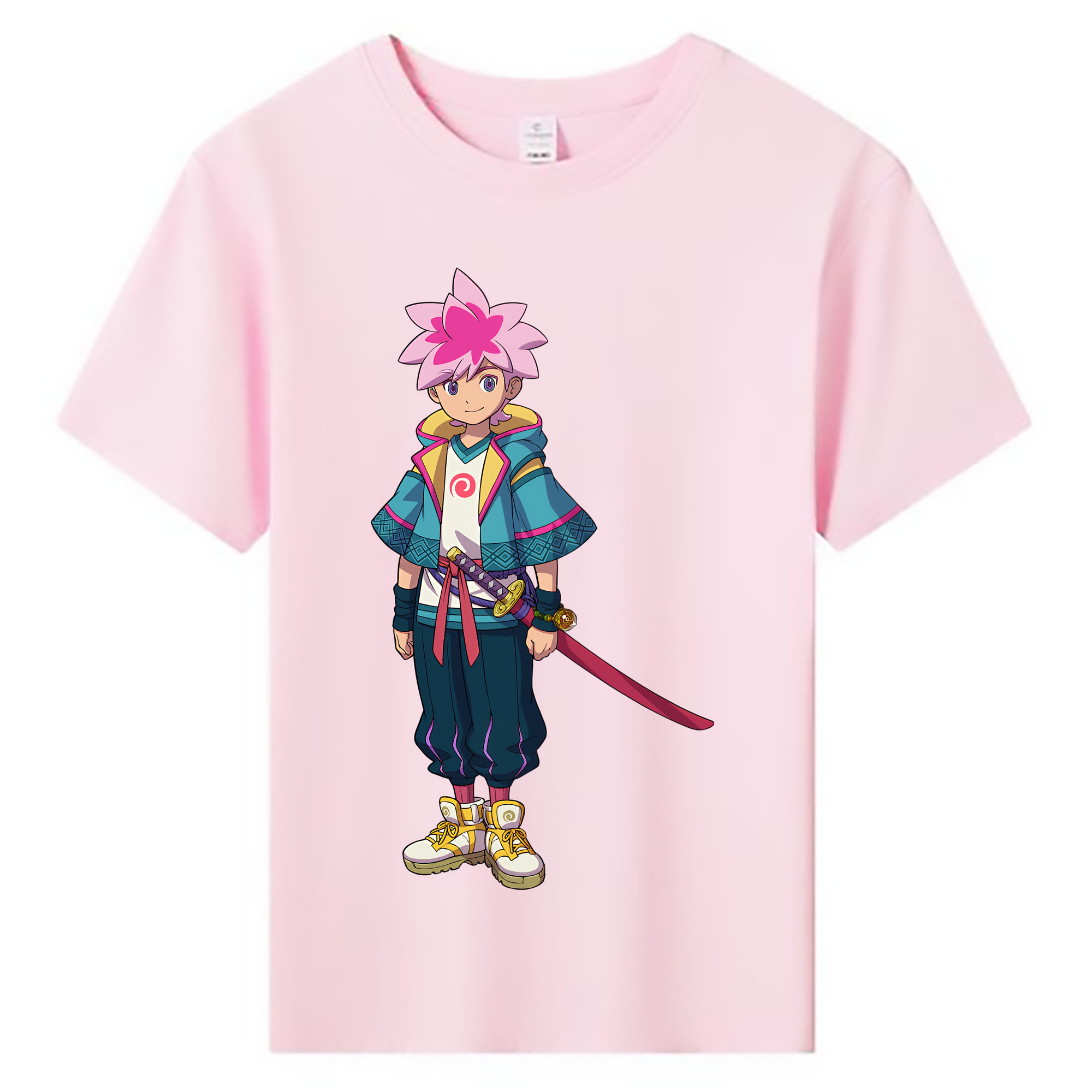 （画像用） 妖怪ウォッチ Yo-kai Watch 綿100％キッズTシャツ（フロントプリント）
