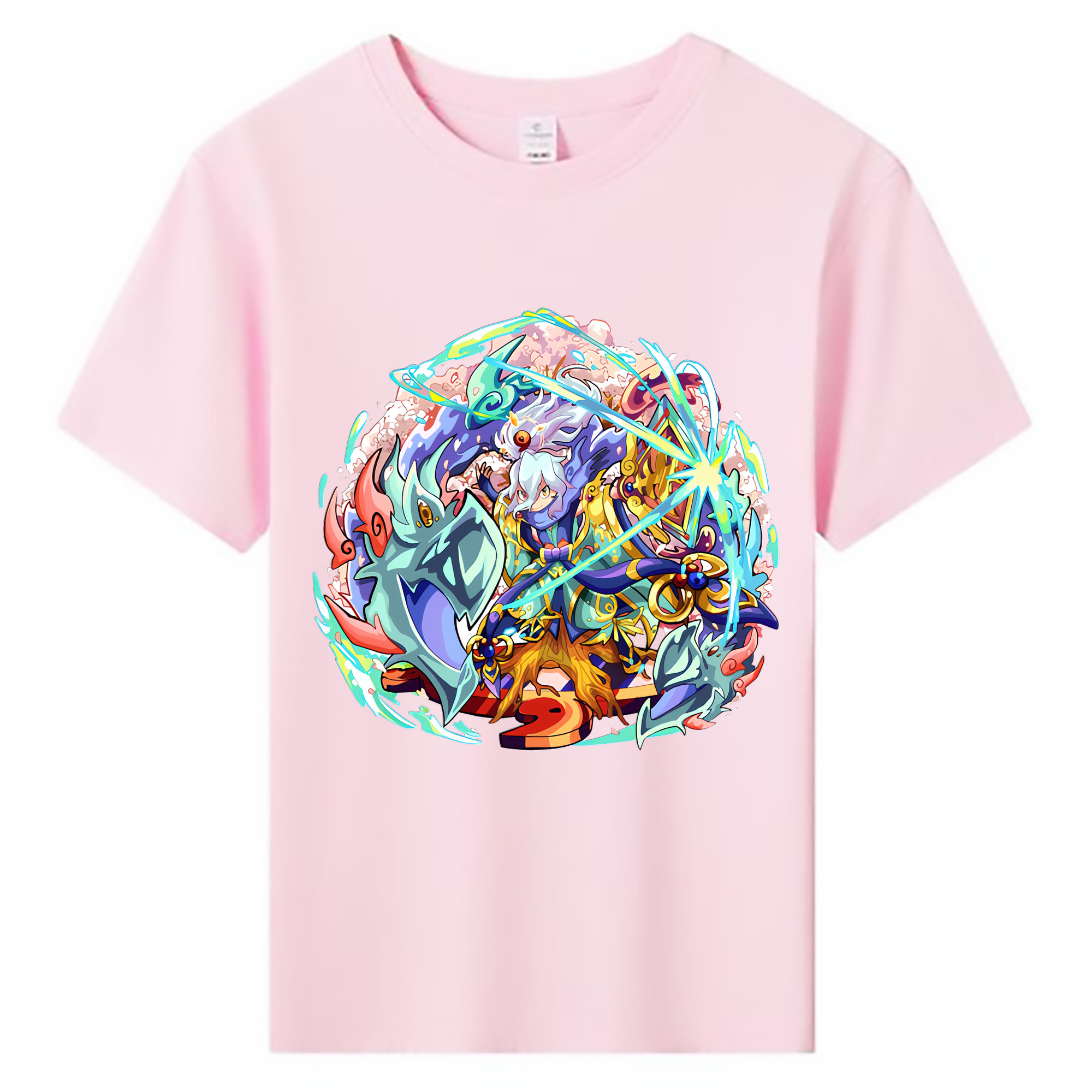 （画像用） 妖怪ウォッチ Yo-kai Watch 綿100％キッズTシャツ（フロントプリント）