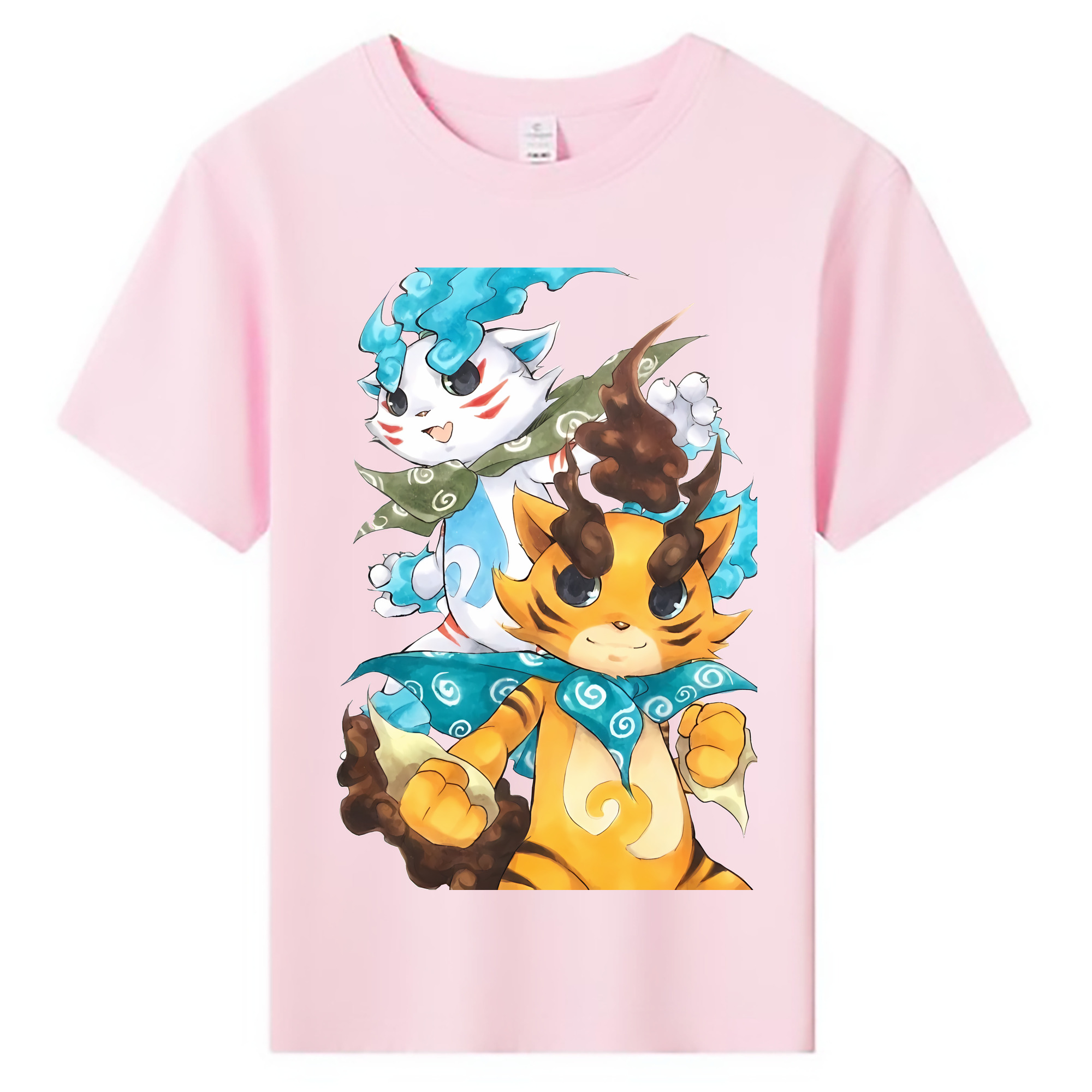 （画像用） 妖怪ウォッチ Yo-kai Watch 綿100％キッズTシャツ（フロントプリント）