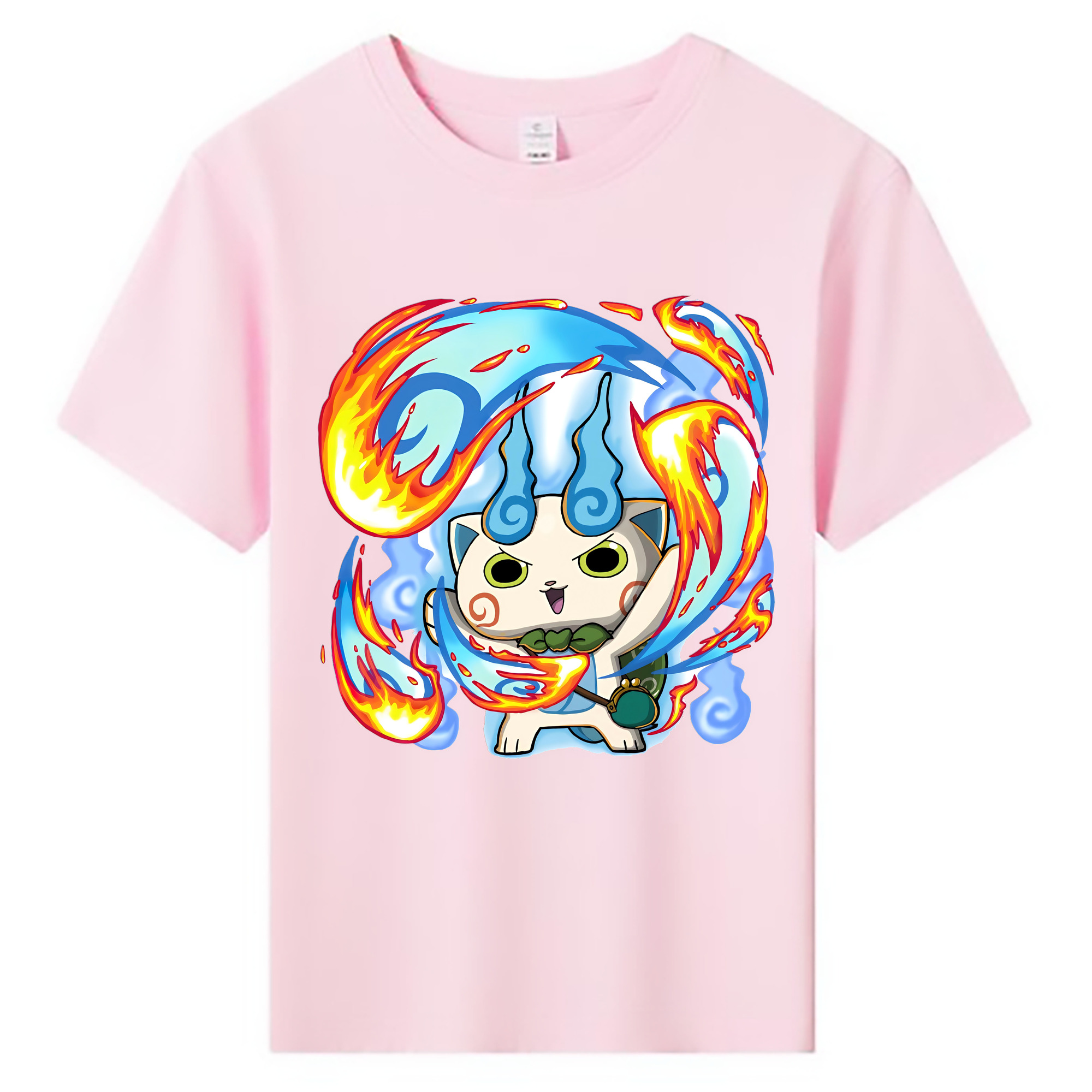 （画像用） 妖怪ウォッチ Yo-kai Watch 綿100％キッズTシャツ（フロントプリント）