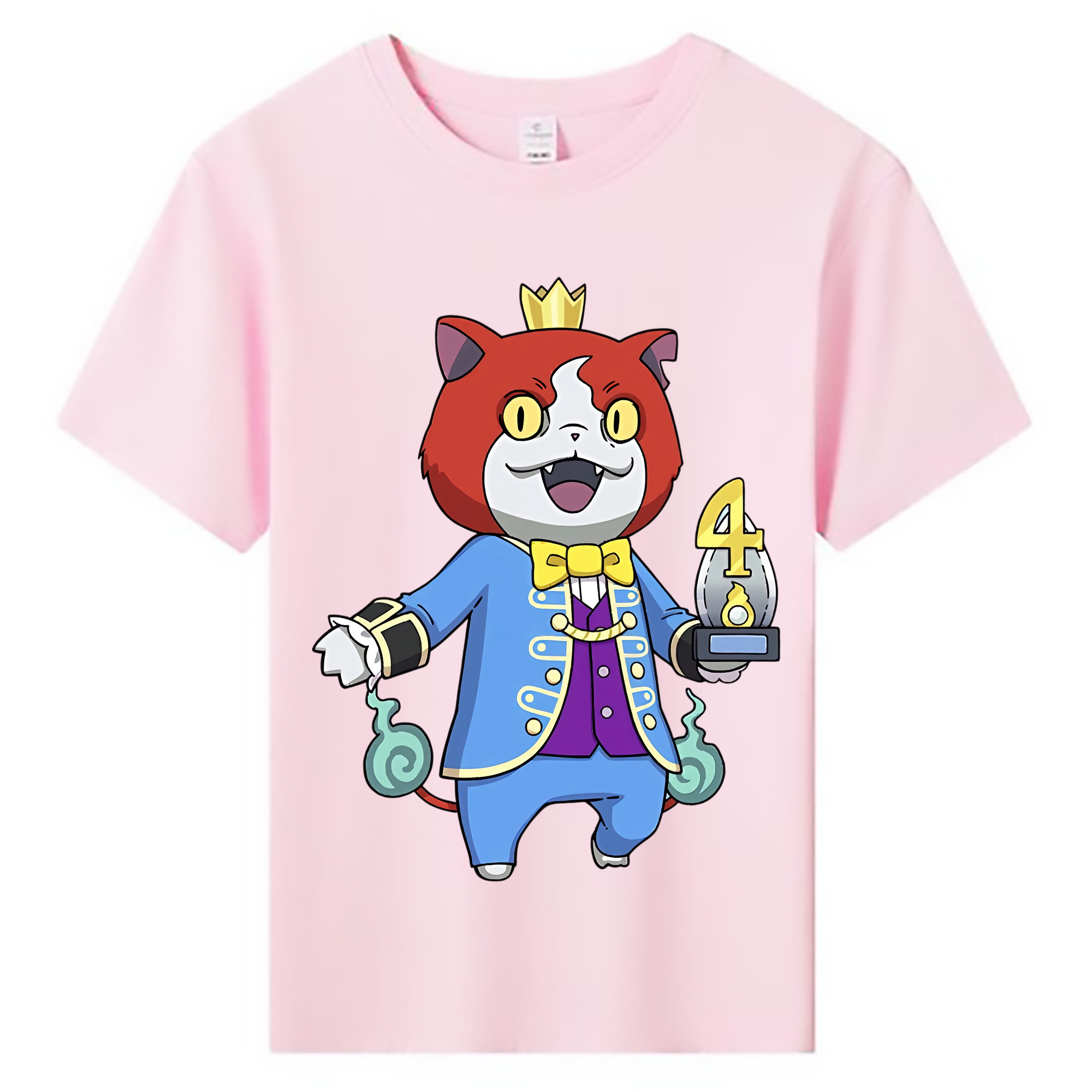 （画像用） 妖怪ウォッチ Yo-kai Watch 綿100％キッズTシャツ（フロントプリント）