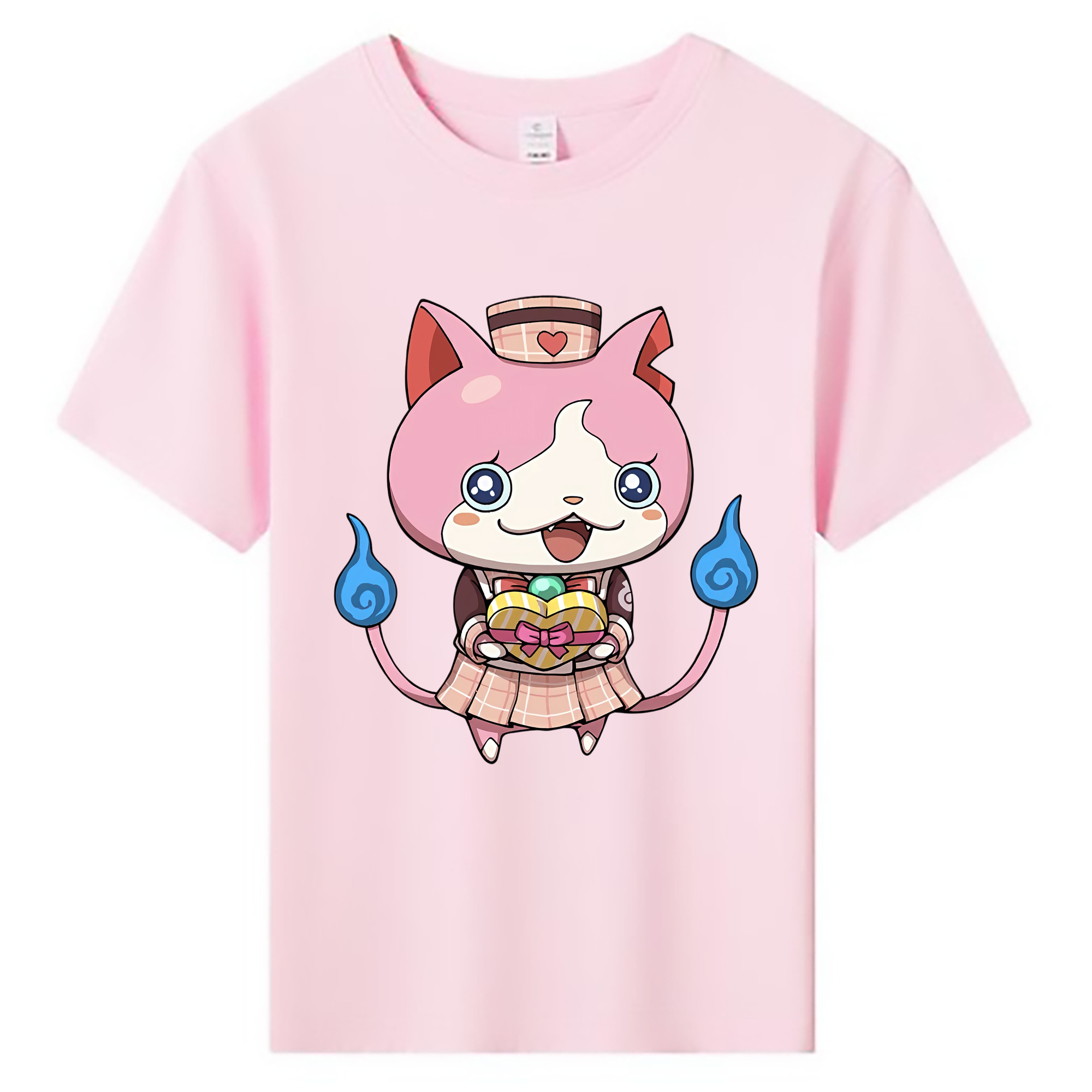 （画像用） 妖怪ウォッチ Yo-kai Watch 綿100％キッズTシャツ（フロントプリント）
