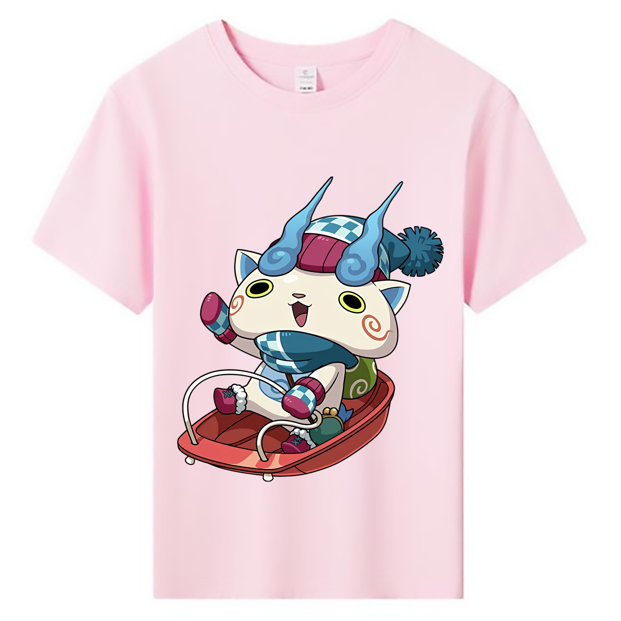 （画像用） 妖怪ウォッチ Yo-kai Watch 綿100％キッズTシャツ（フロントプリント）