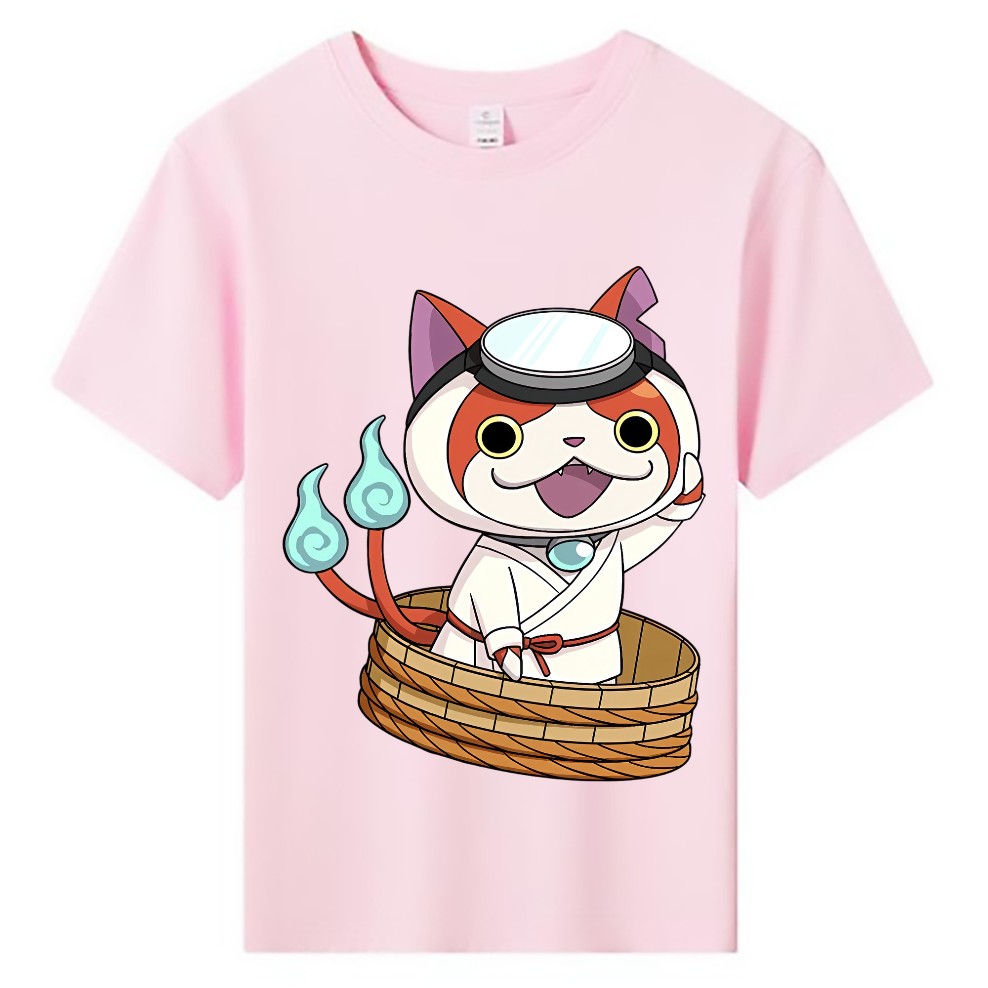 （画像用） 妖怪ウォッチ Yo-kai Watch 綿100％キッズTシャツ（フロントプリント）