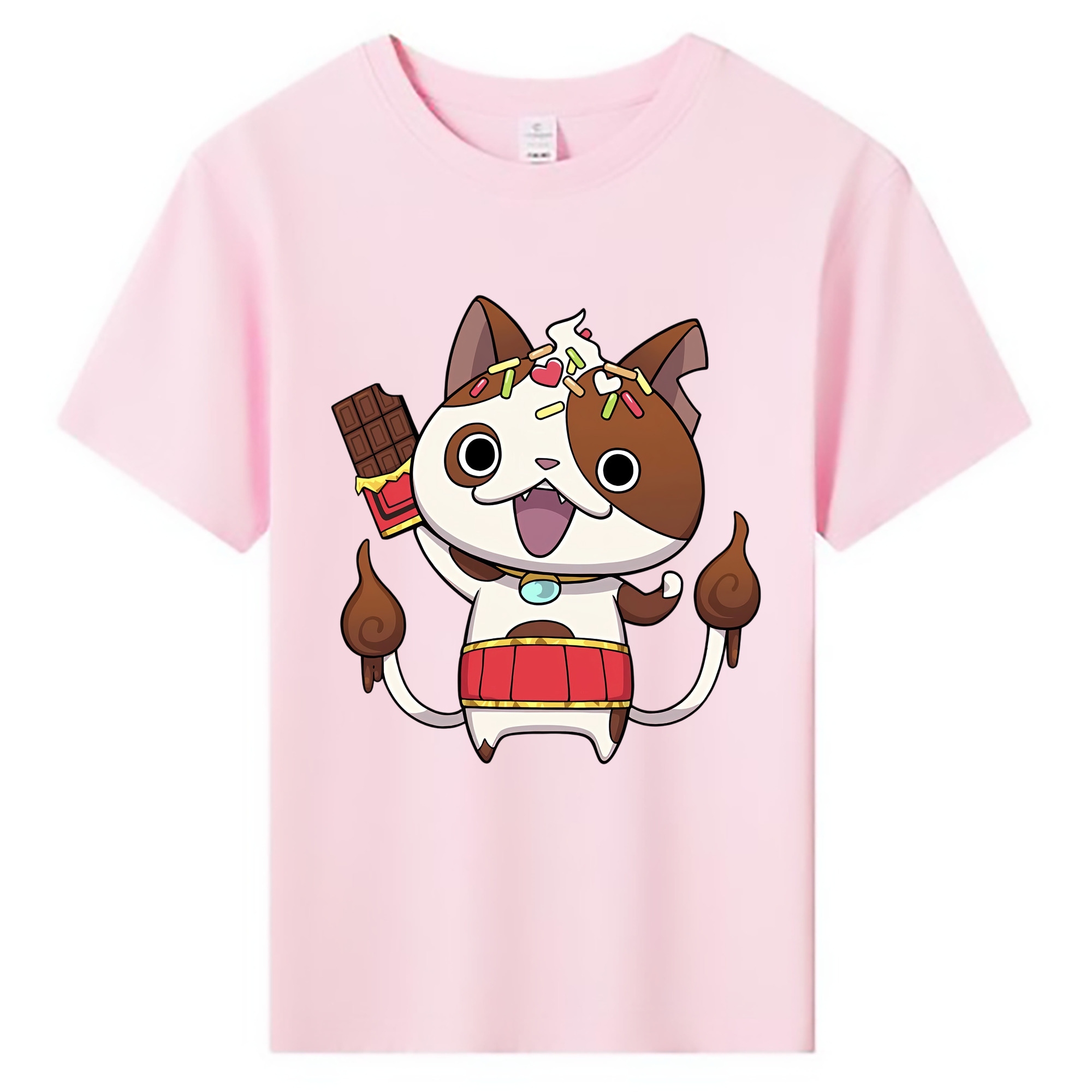 （画像用） 妖怪ウォッチ Yo-kai Watch 綿100％キッズTシャツ（フロントプリント）