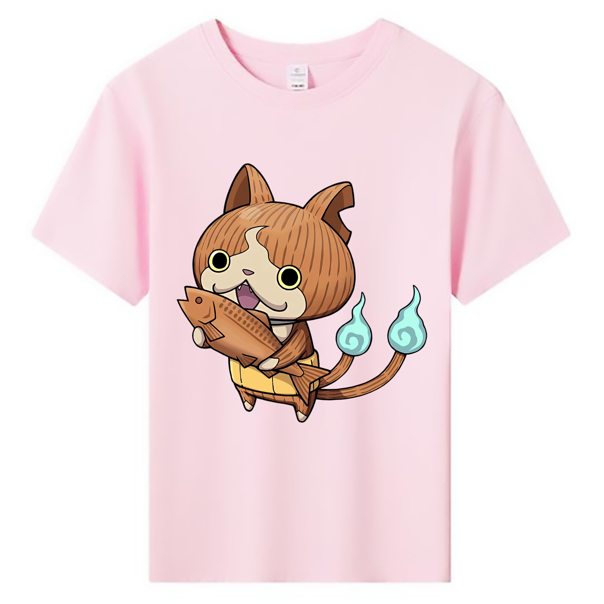 （画像用） 妖怪ウォッチ Yo-kai Watch 綿100％キッズTシャツ（フロントプリント）