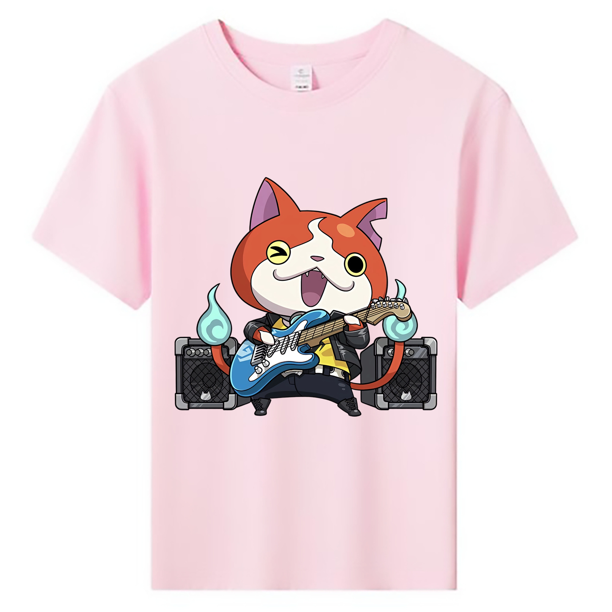 （画像用） 妖怪ウォッチ Yo-kai Watch 綿100％キッズTシャツ（フロントプリント）