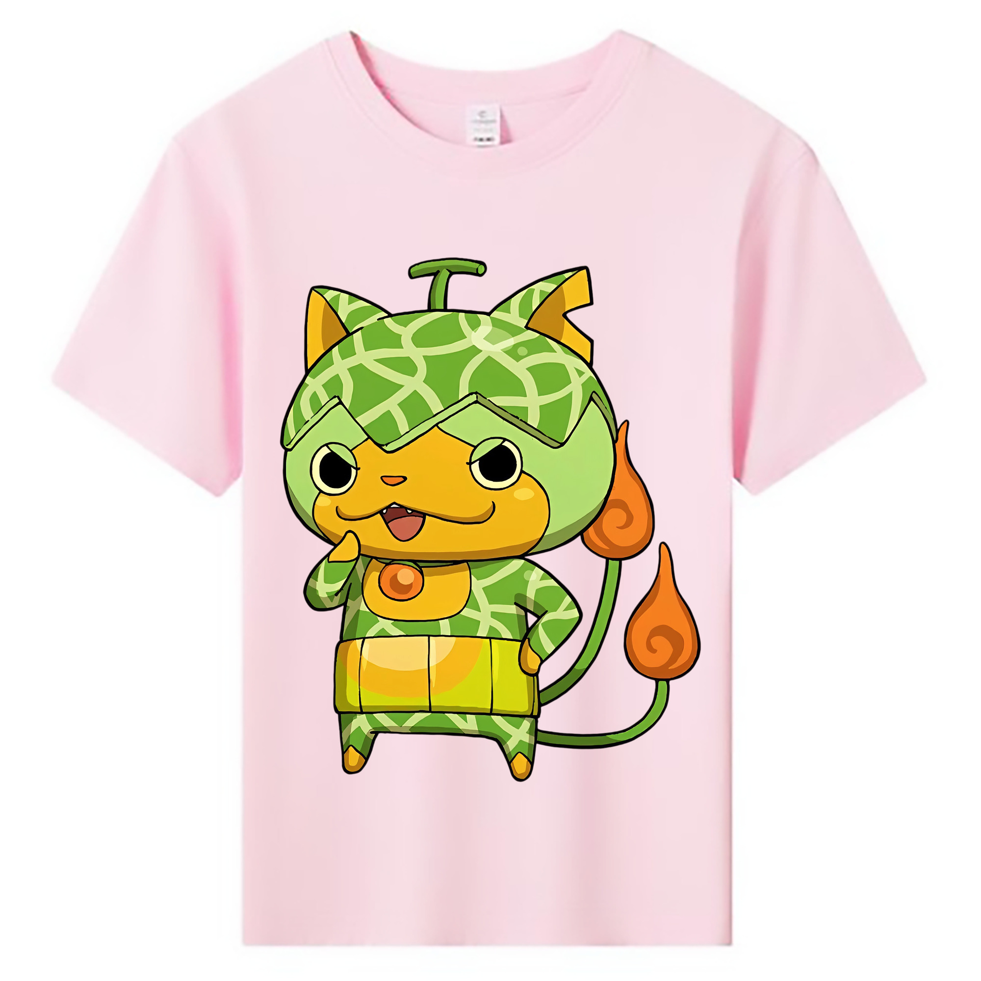 （画像用） 妖怪ウォッチ Yo-kai Watch 綿100％キッズTシャツ（フロントプリント）