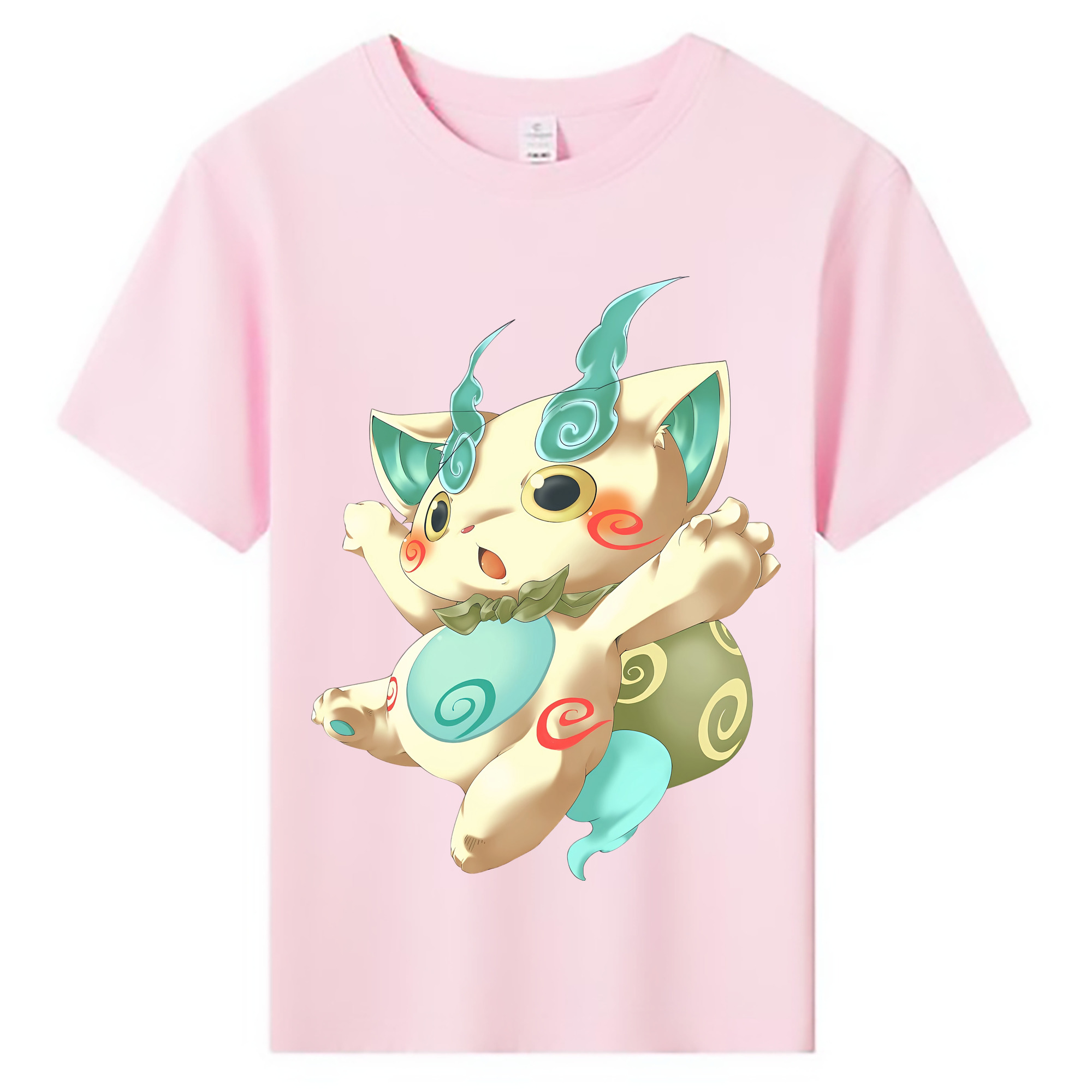 （画像用） 妖怪ウォッチ Yo-kai Watch 綿100％キッズTシャツ（フロントプリント）