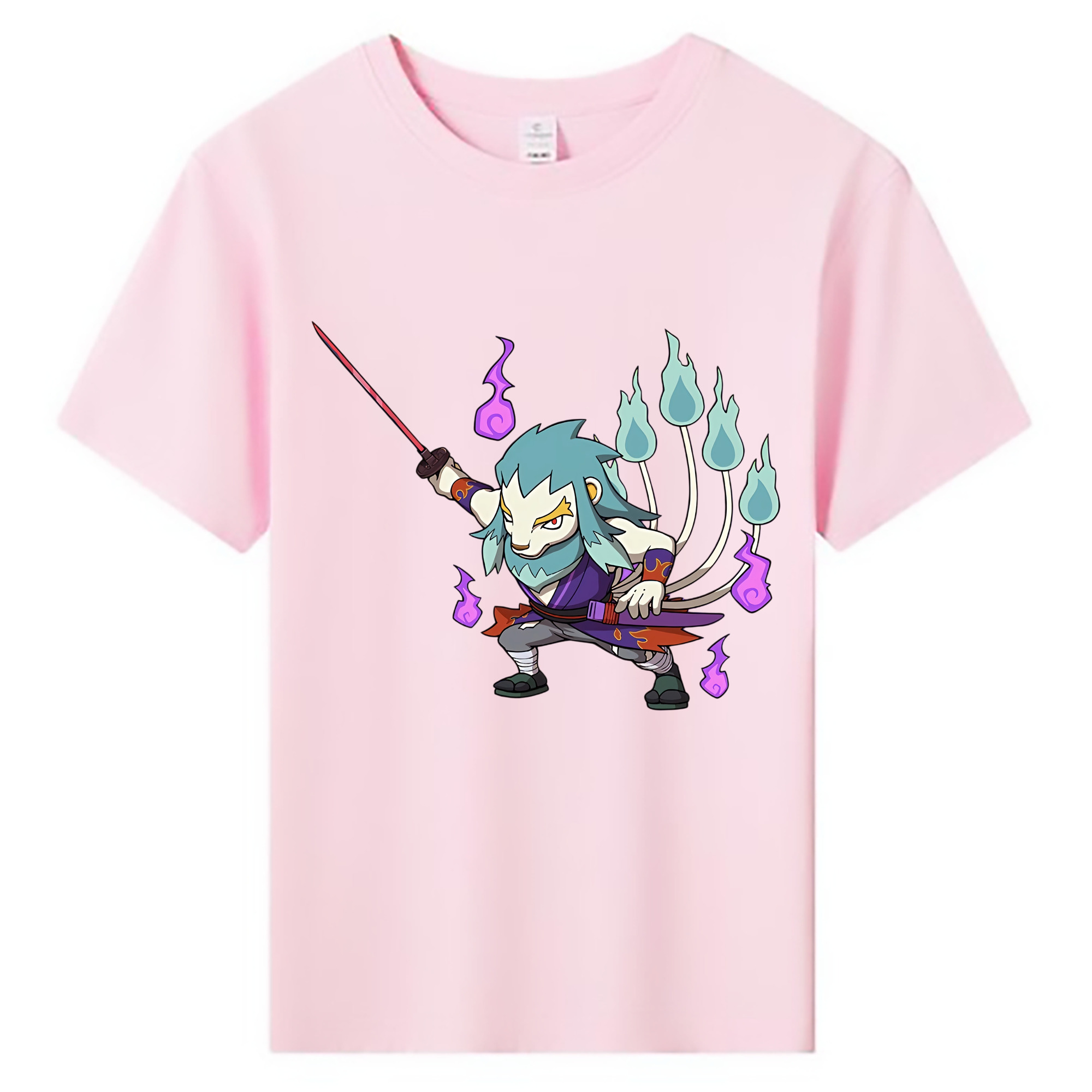 （画像用） 妖怪ウォッチ Yo-kai Watch 綿100％キッズTシャツ（フロントプリント）
