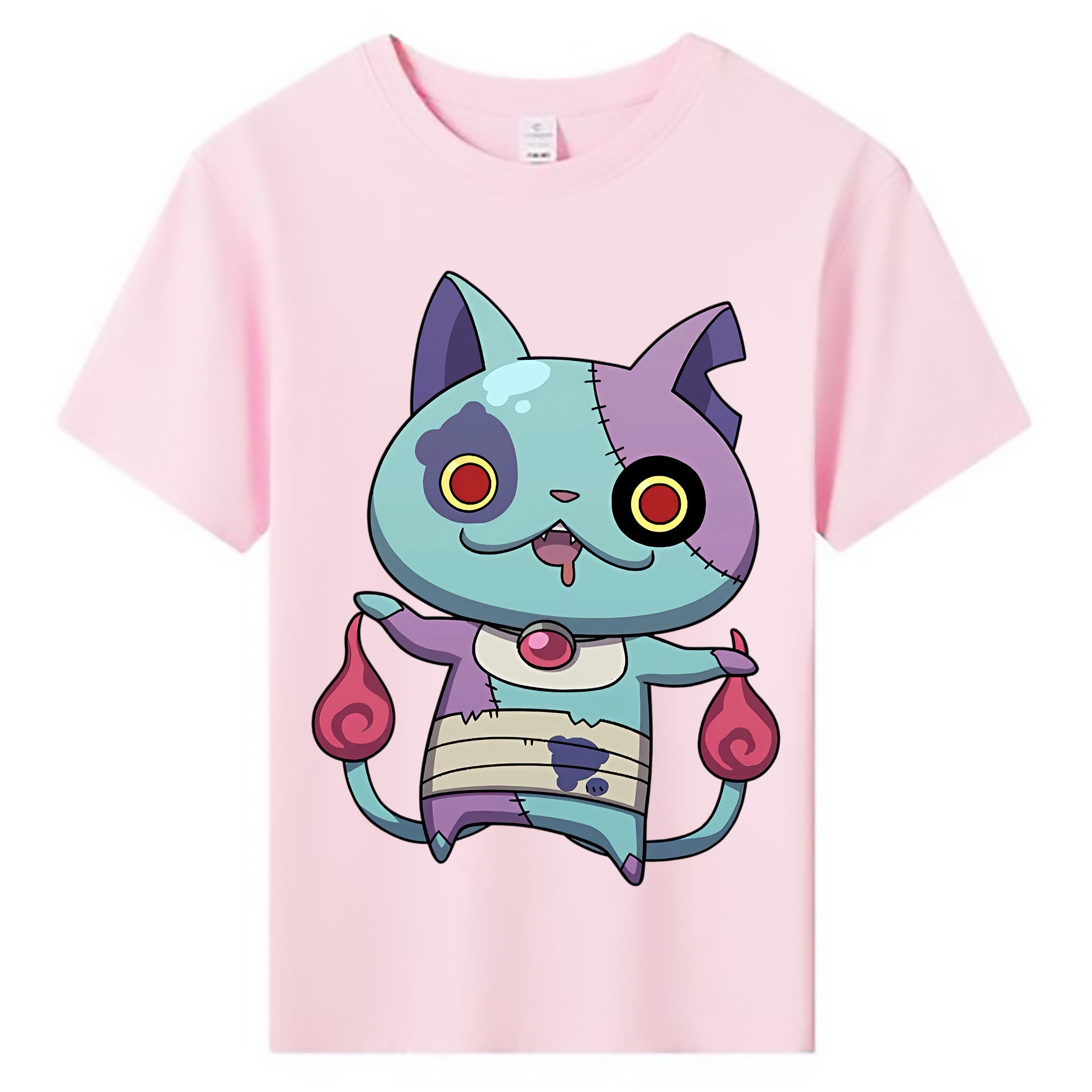 （画像用） 妖怪ウォッチ Yo-kai Watch 綿100％キッズTシャツ（フロントプリント）