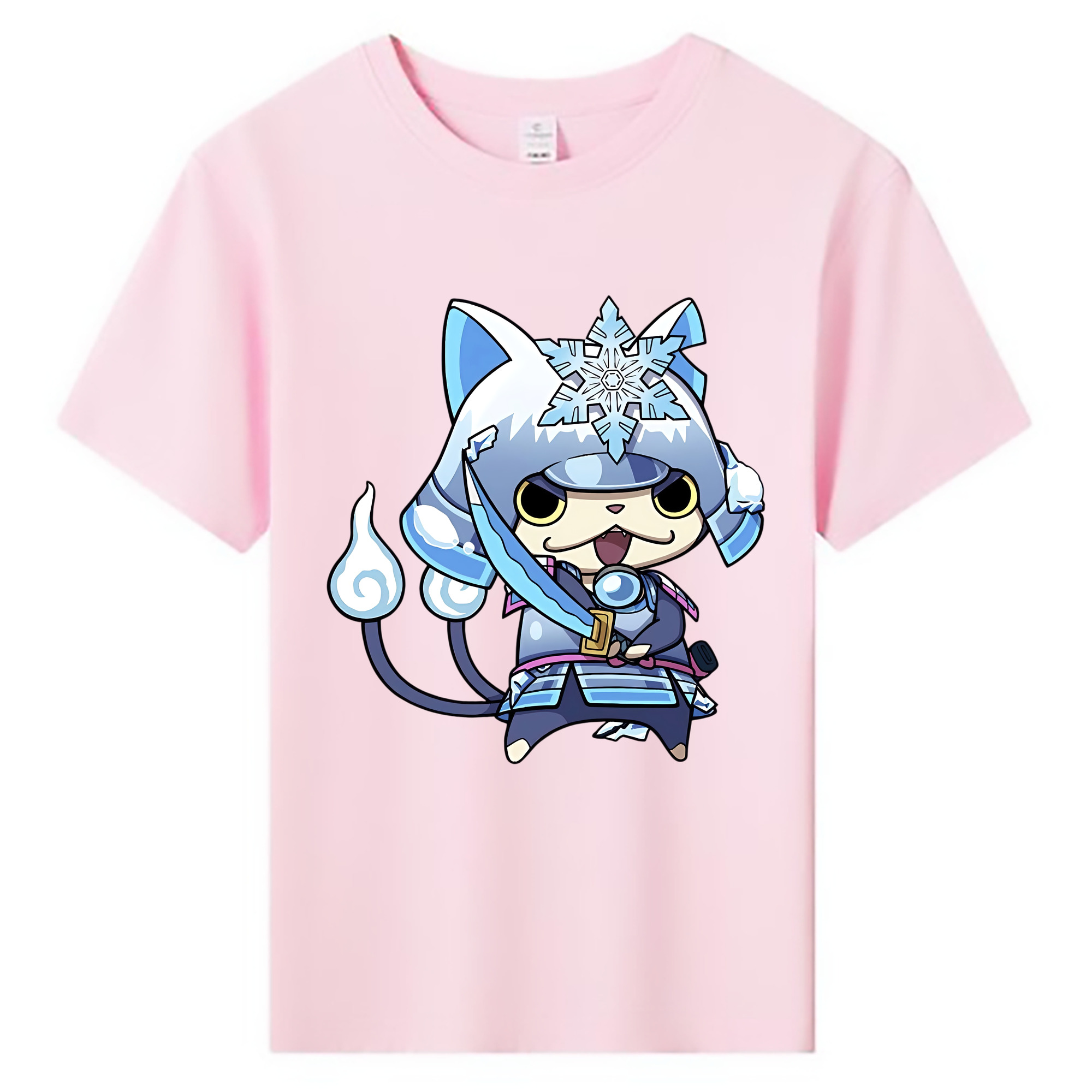 （画像用） 妖怪ウォッチ Yo-kai Watch 綿100％キッズTシャツ（フロントプリント）