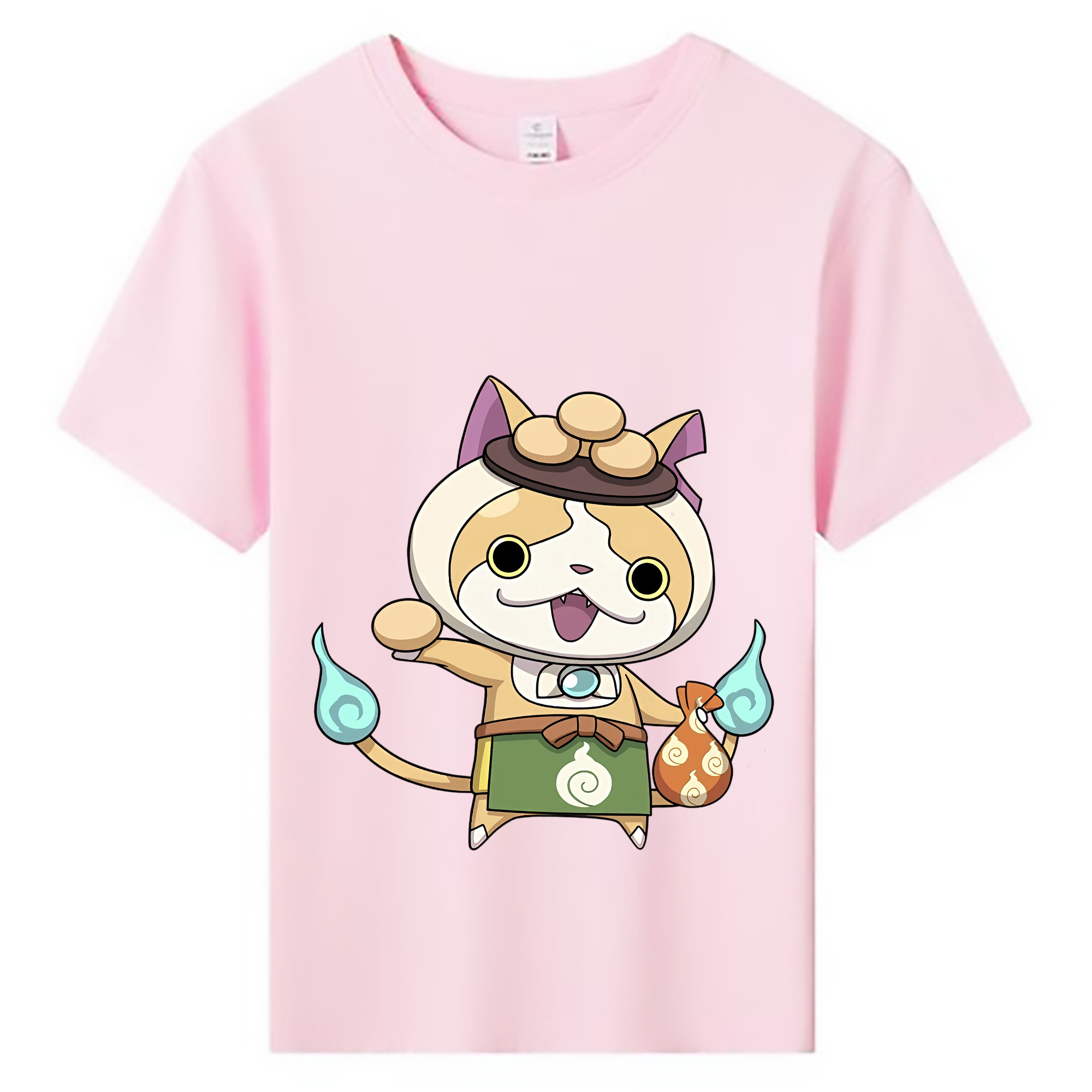 （画像用） 妖怪ウォッチ Yo-kai Watch 綿100％キッズTシャツ（フロントプリント）