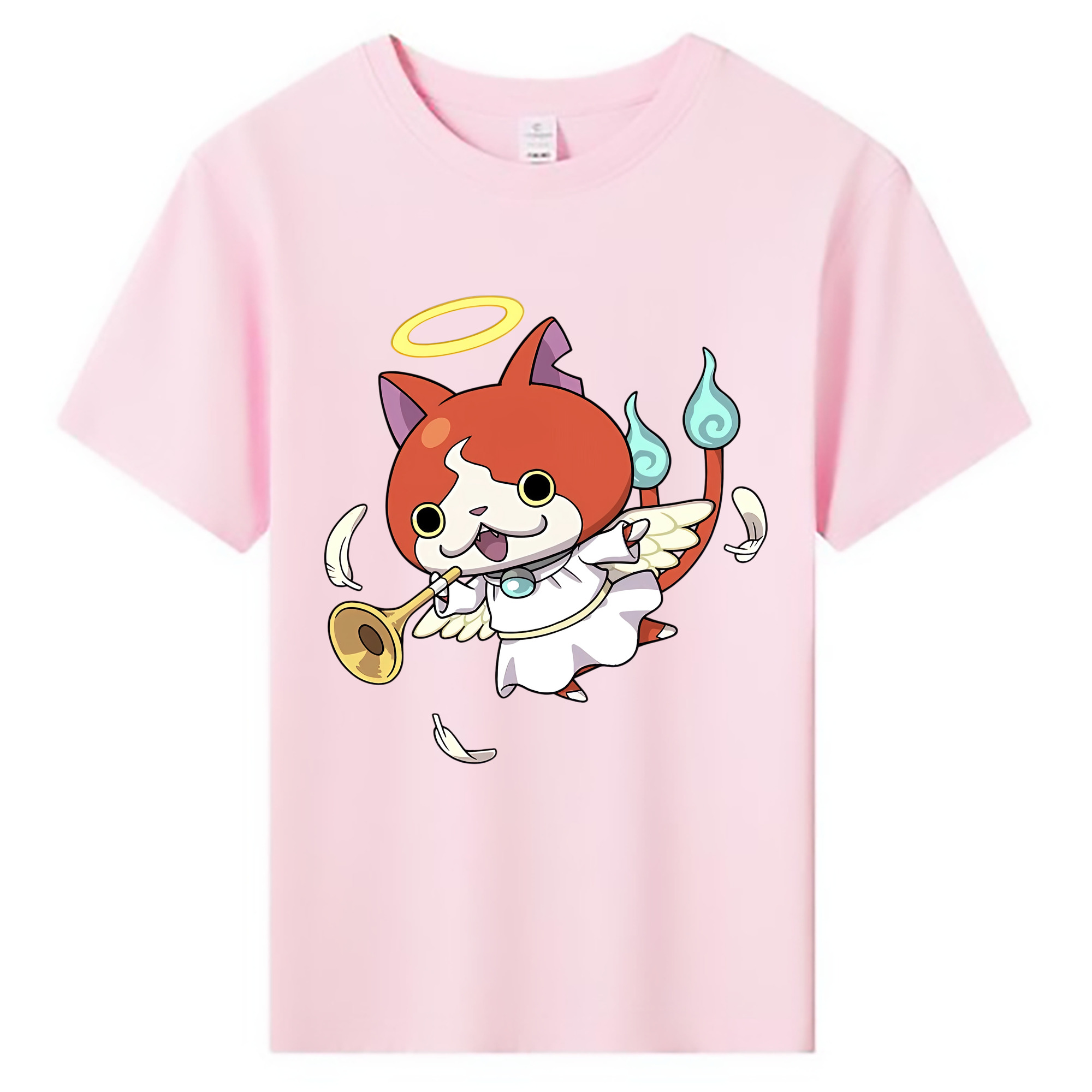 （画像用） 妖怪ウォッチ Yo-kai Watch 綿100％キッズTシャツ（フロントプリント）