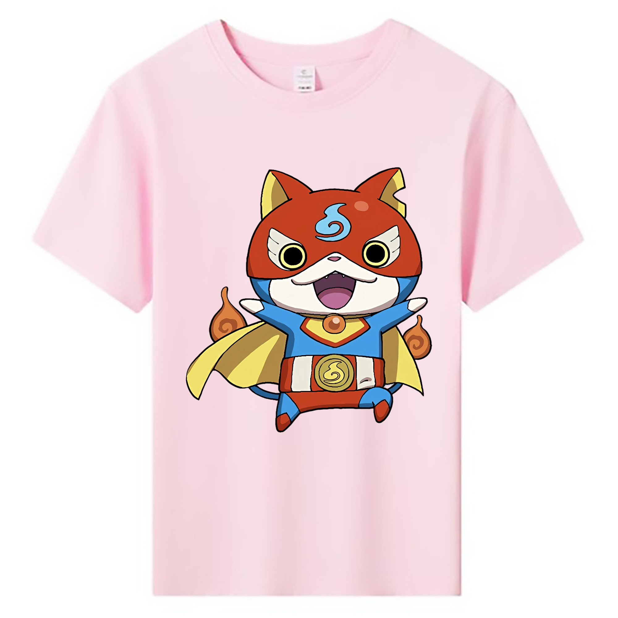 （画像用） 妖怪ウォッチ Yo-kai Watch 綿100％キッズTシャツ（フロントプリント）