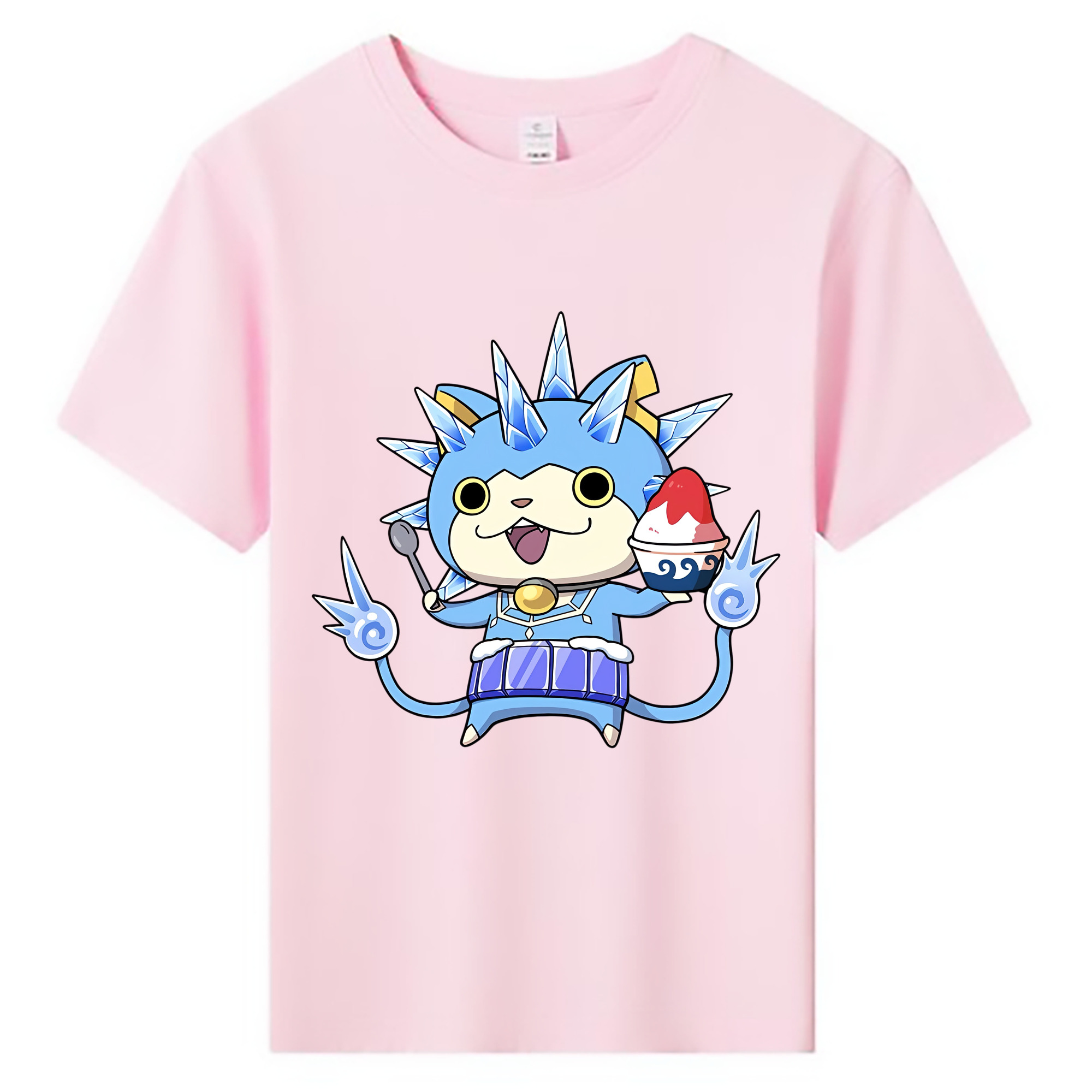（画像用） 妖怪ウォッチ Yo-kai Watch 綿100％キッズTシャツ（フロントプリント）