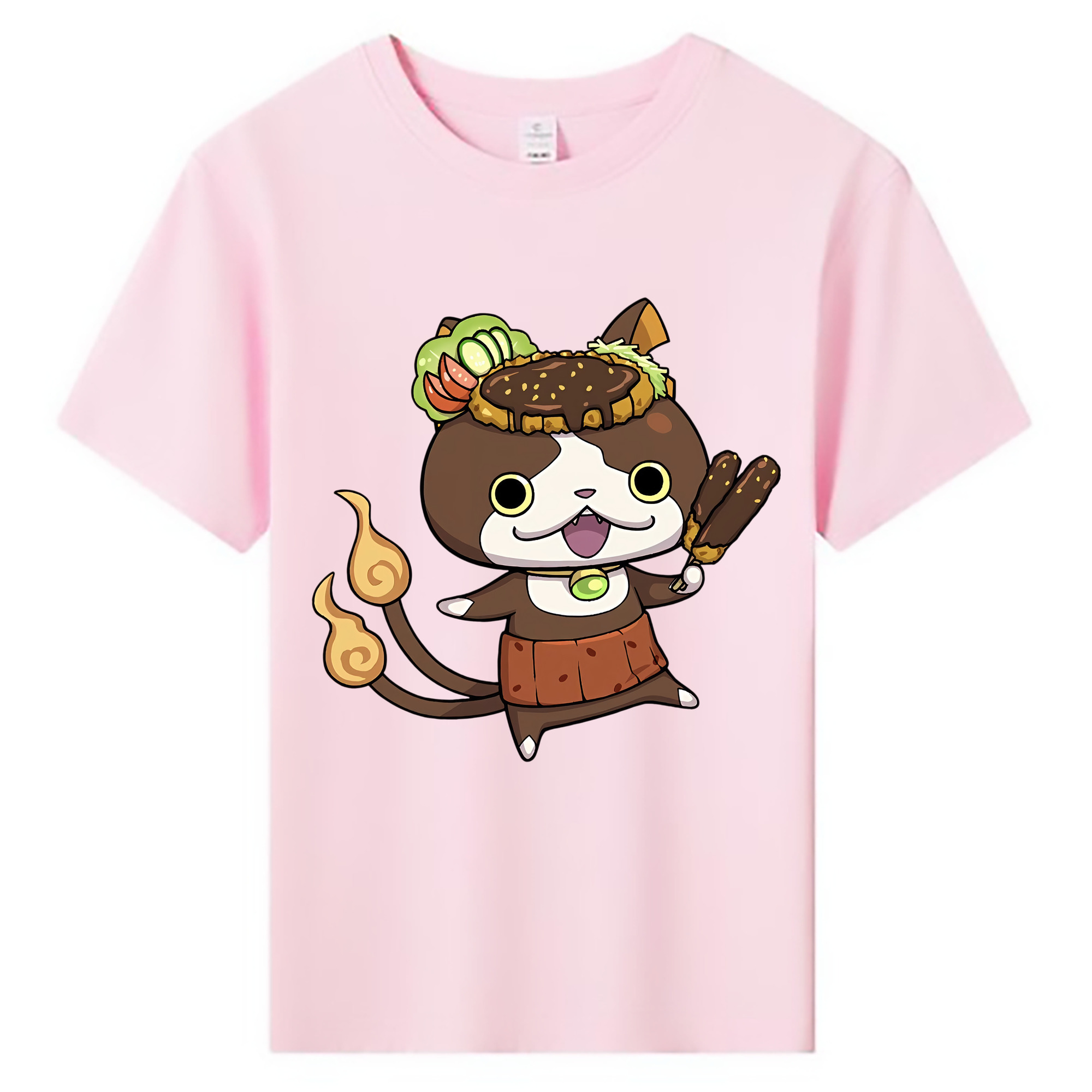 （画像用） 妖怪ウォッチ Yo-kai Watch 綿100％キッズTシャツ（フロントプリント）