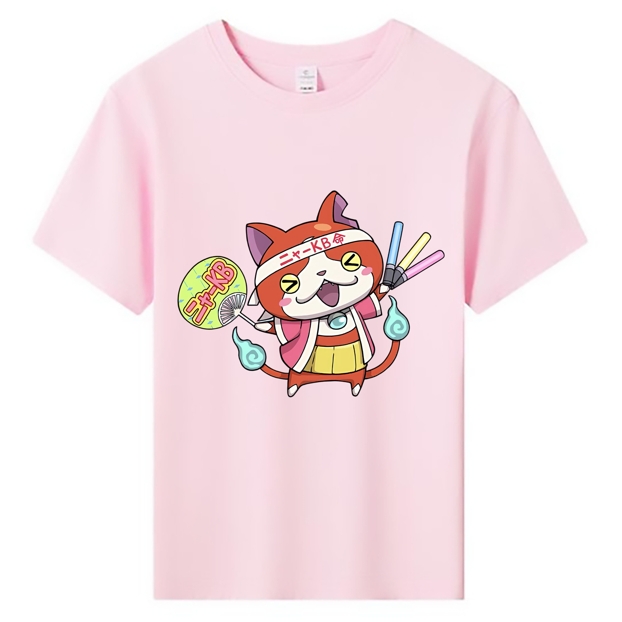 （画像用） 妖怪ウォッチ Yo-kai Watch 綿100％キッズTシャツ（フロントプリント）