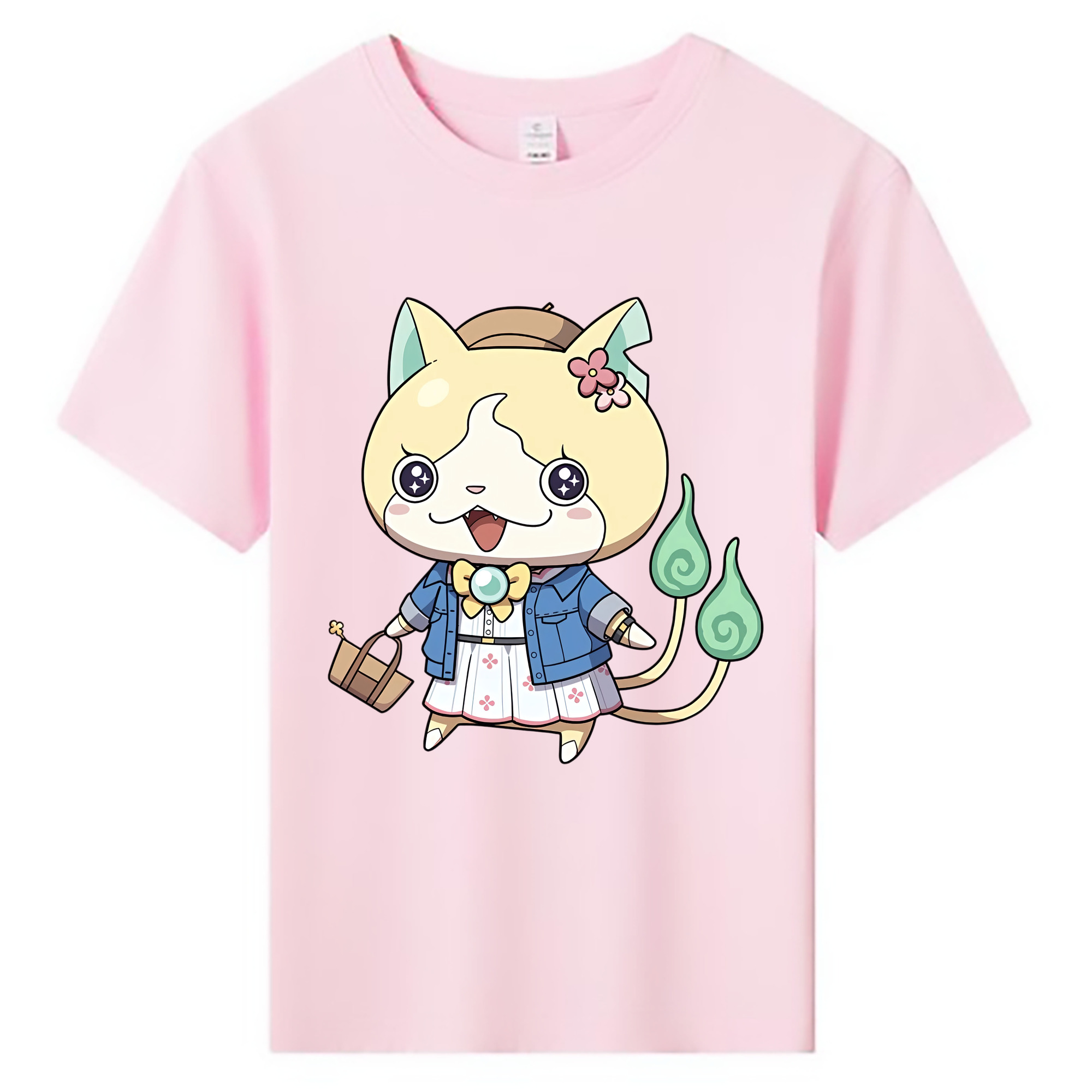 （画像用） 妖怪ウォッチ Yo-kai Watch 綿100％キッズTシャツ（フロントプリント）