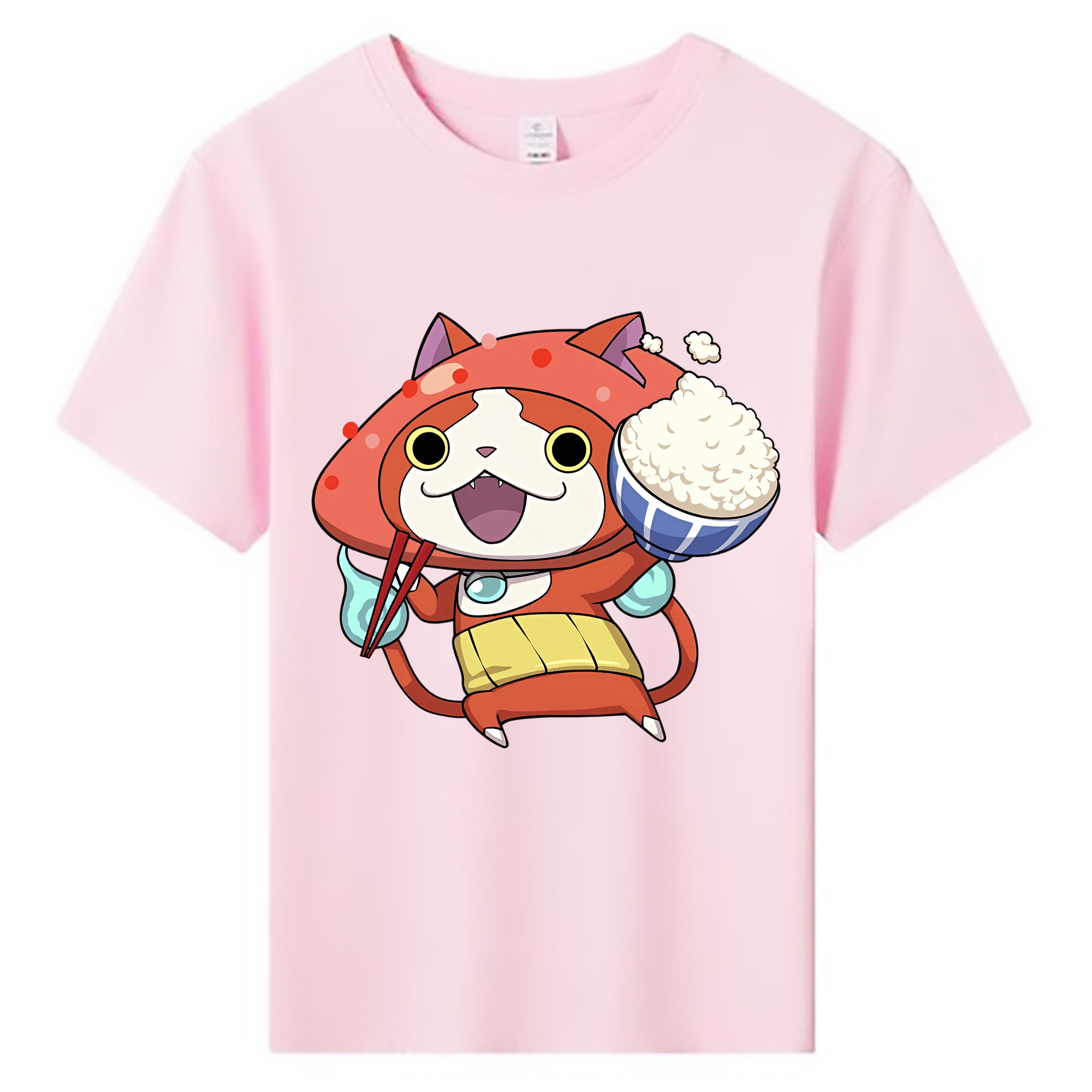（画像用） 妖怪ウォッチ Yo-kai Watch 綿100％キッズTシャツ（フロントプリント）