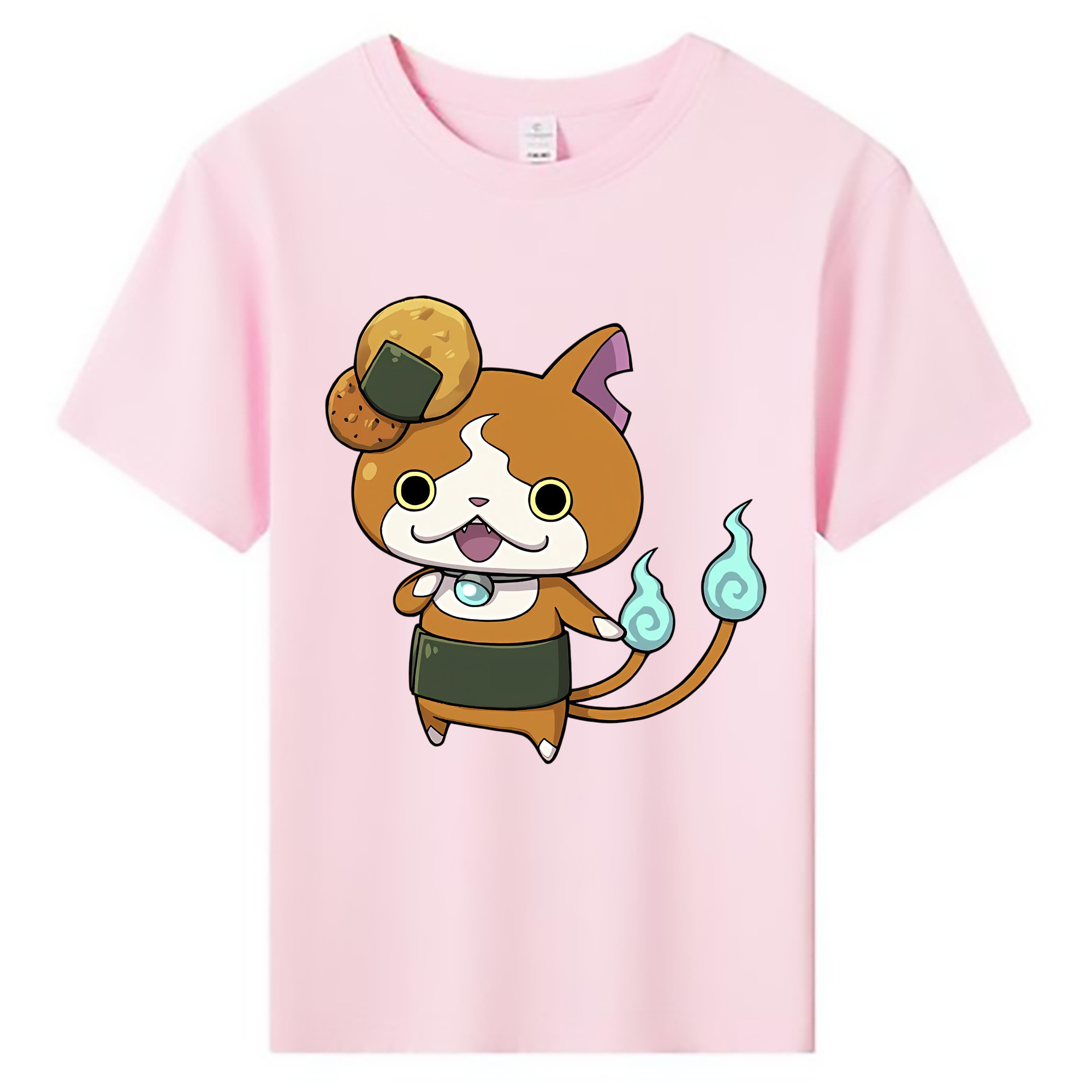 （画像用） 妖怪ウォッチ Yo-kai Watch 綿100％キッズTシャツ（フロントプリント）