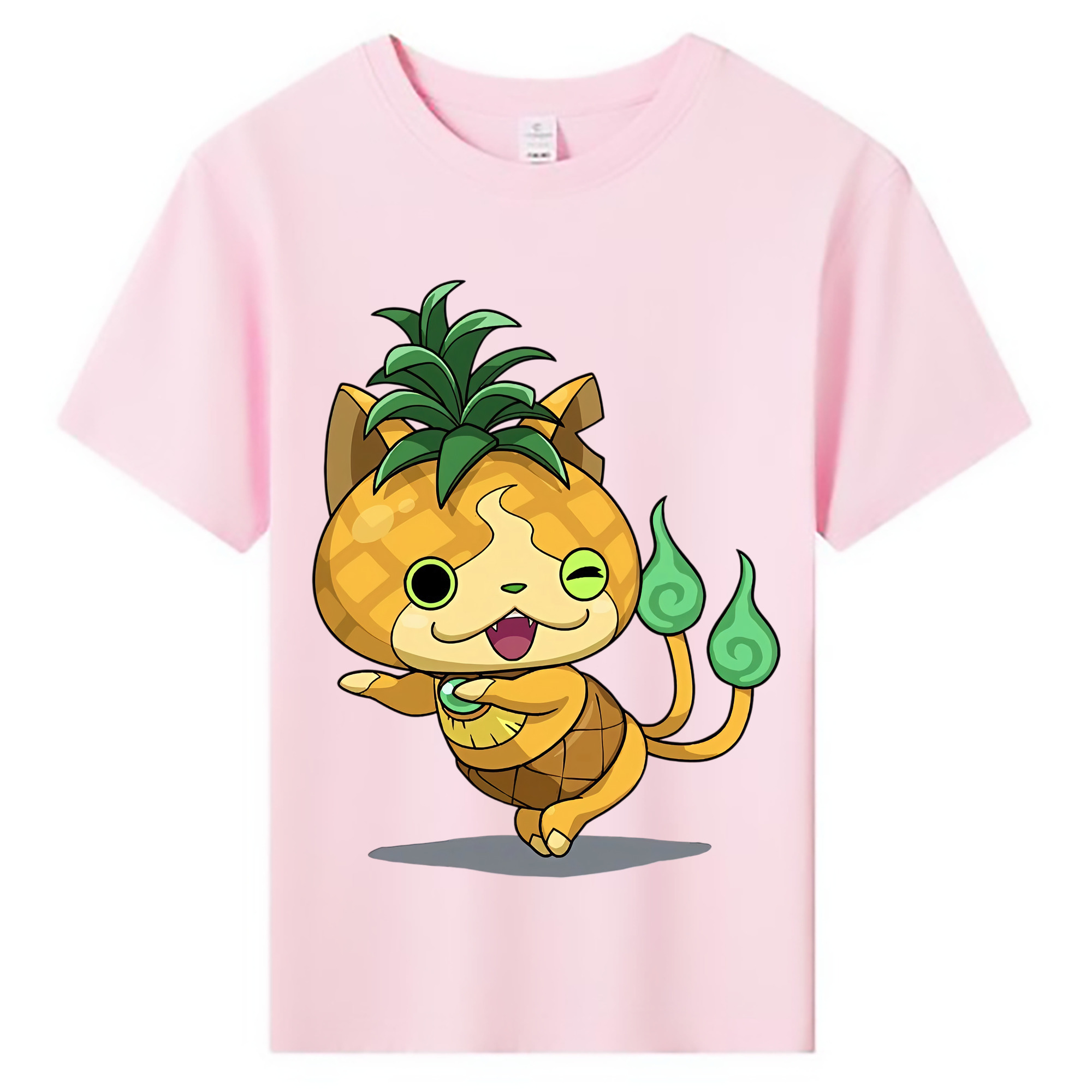 （画像用） 妖怪ウォッチ Yo-kai Watch 綿100％キッズTシャツ（フロントプリント）