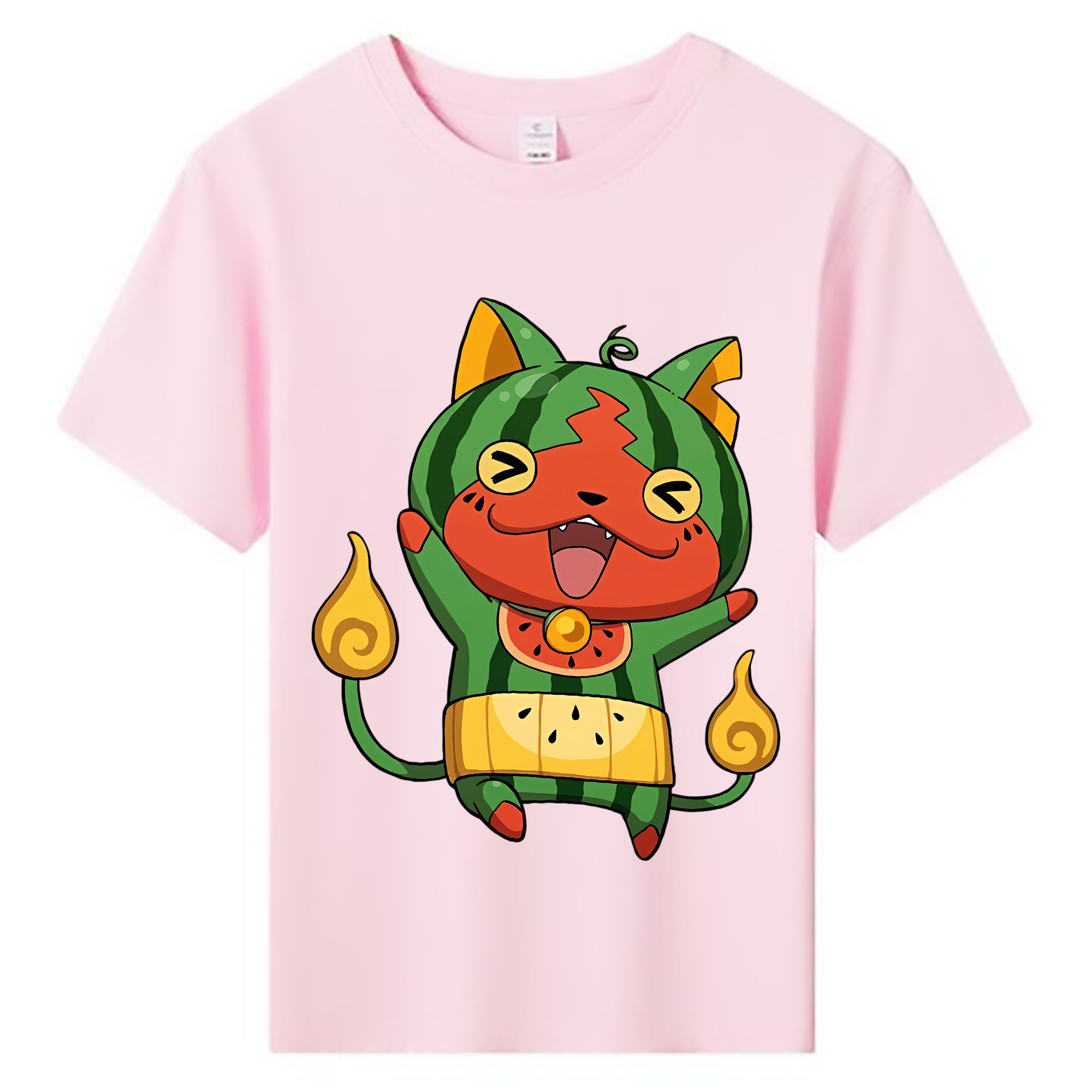 （画像用） 妖怪ウォッチ Yo-kai Watch 綿100％キッズTシャツ（フロントプリント）
