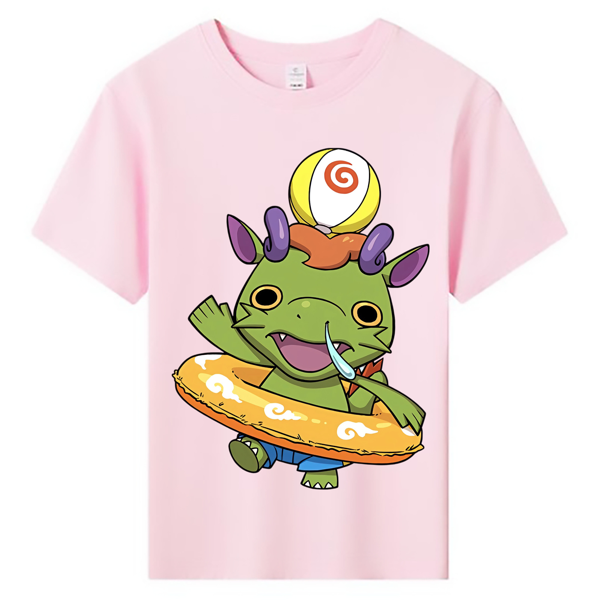 （画像用） 妖怪ウォッチ Yo-kai Watch 綿100％キッズTシャツ（フロントプリント）