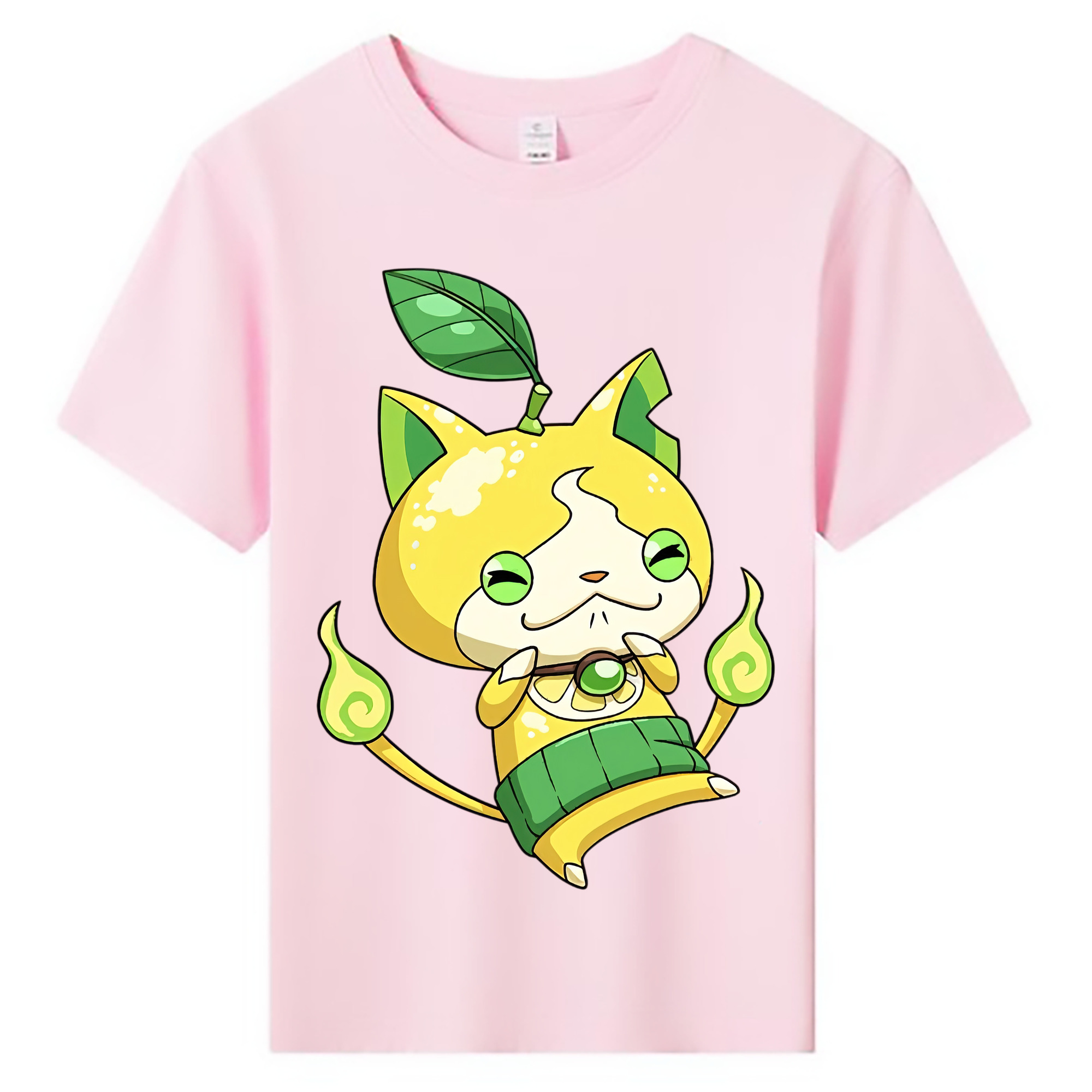 （画像用） 妖怪ウォッチ Yo-kai Watch 綿100％キッズTシャツ（フロントプリント）
