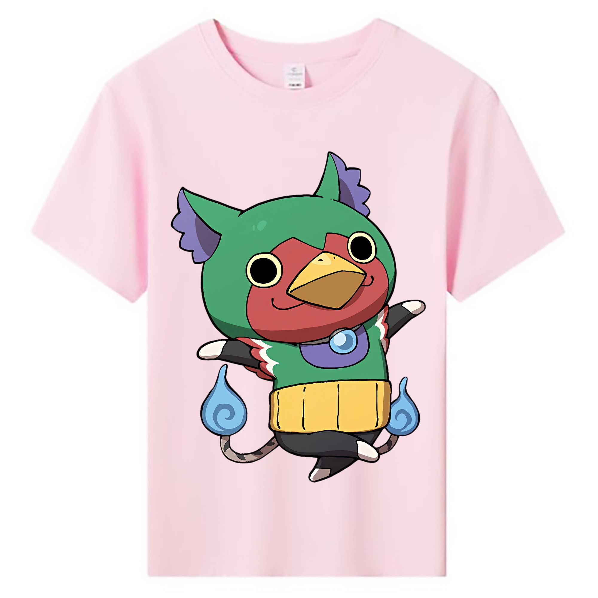 （画像用） 妖怪ウォッチ Yo-kai Watch 綿100％キッズTシャツ（フロントプリント）