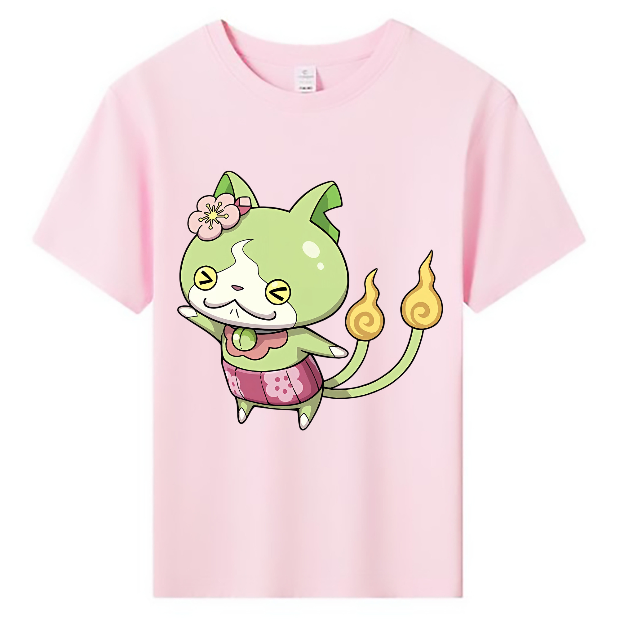 （画像用） 妖怪ウォッチ Yo-kai Watch 綿100％キッズTシャツ（フロントプリント）