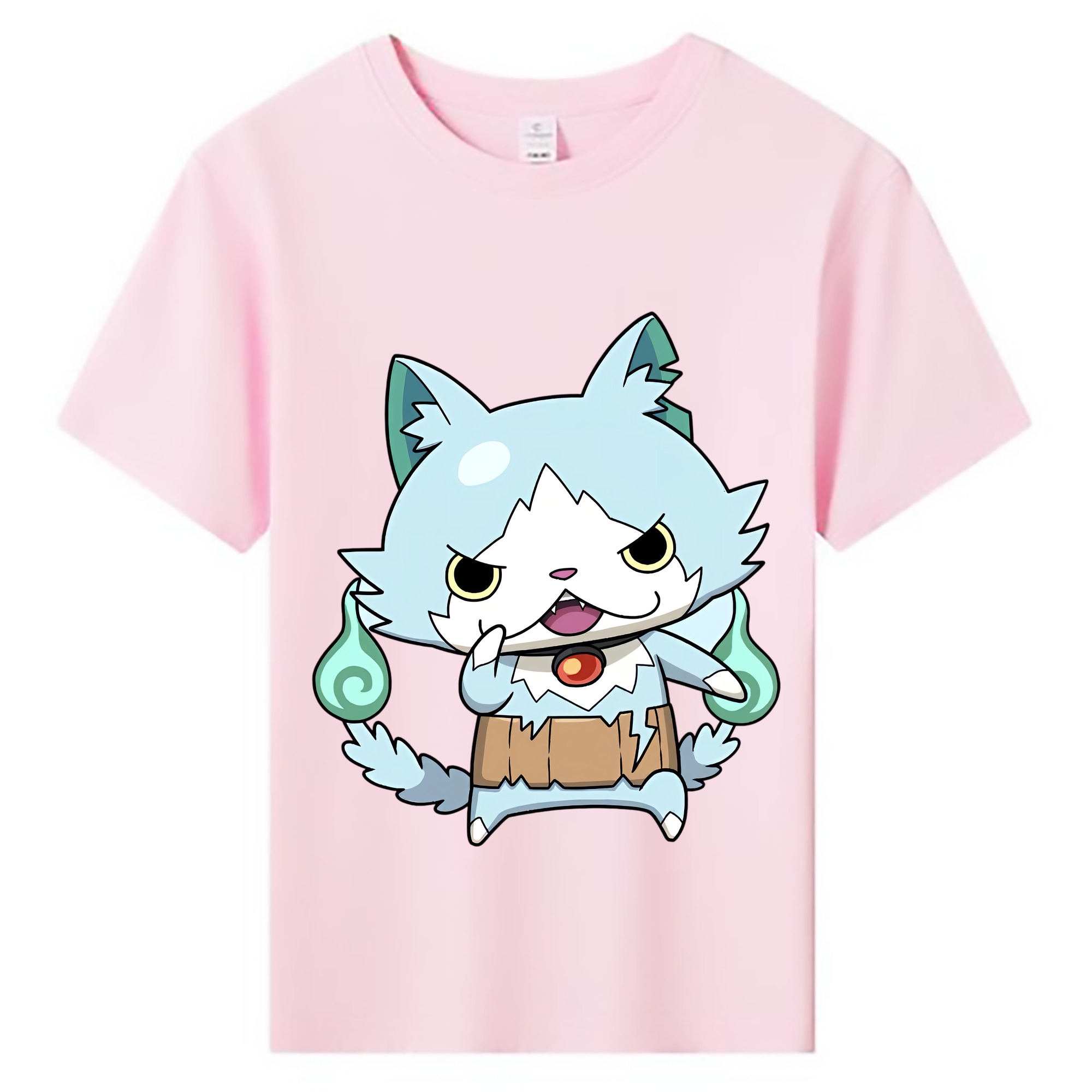 （画像用） 妖怪ウォッチ Yo-kai Watch 綿100％キッズTシャツ（フロントプリント）