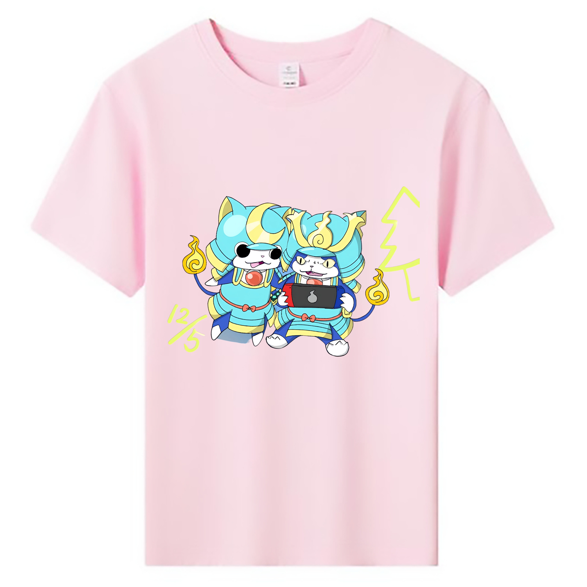 （画像用） 妖怪ウォッチ Yo-kai Watch 綿100％キッズTシャツ（フロントプリント）