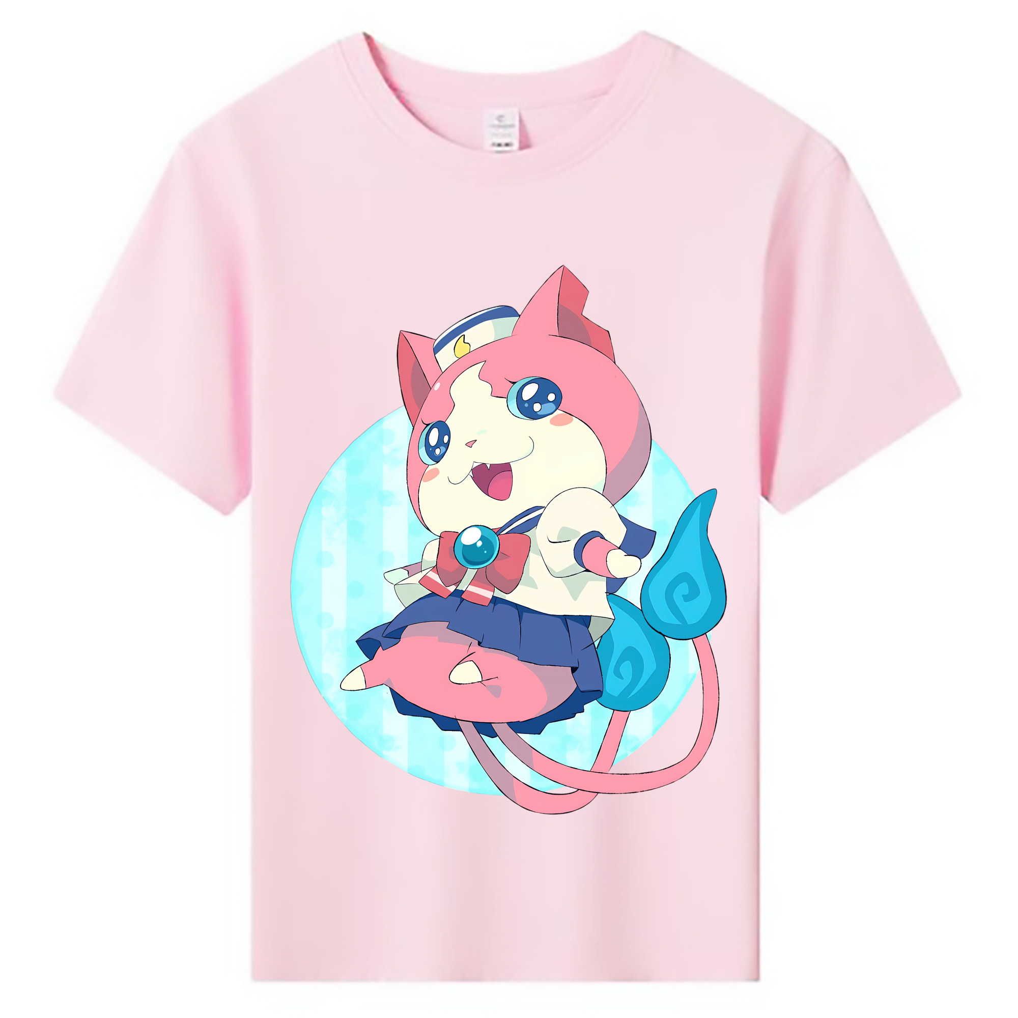 （画像用） 妖怪ウォッチ Yo-kai Watch 綿100％キッズTシャツ（フロントプリント）