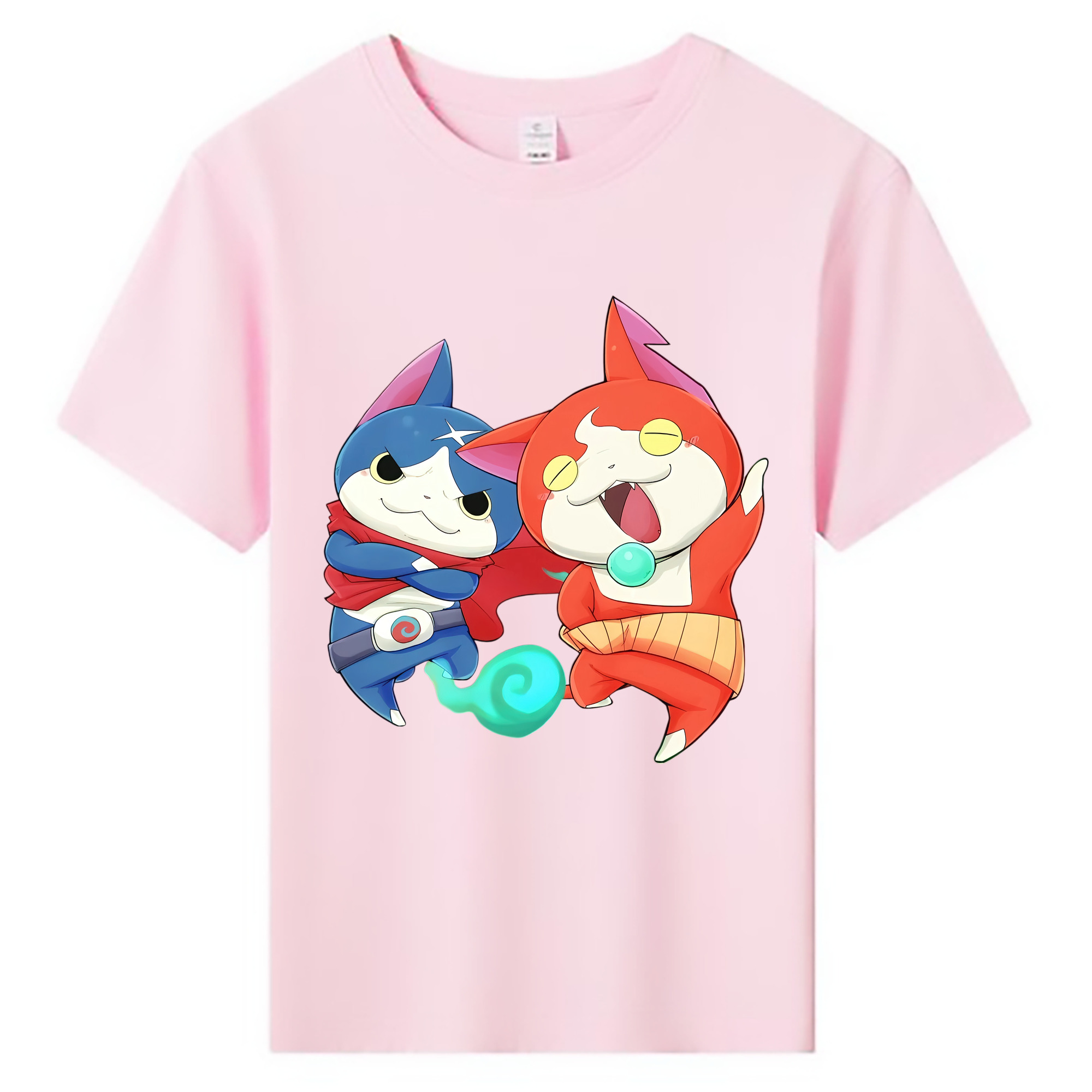 （画像用） 妖怪ウォッチ Yo-kai Watch 綿100％キッズTシャツ（フロントプリント）