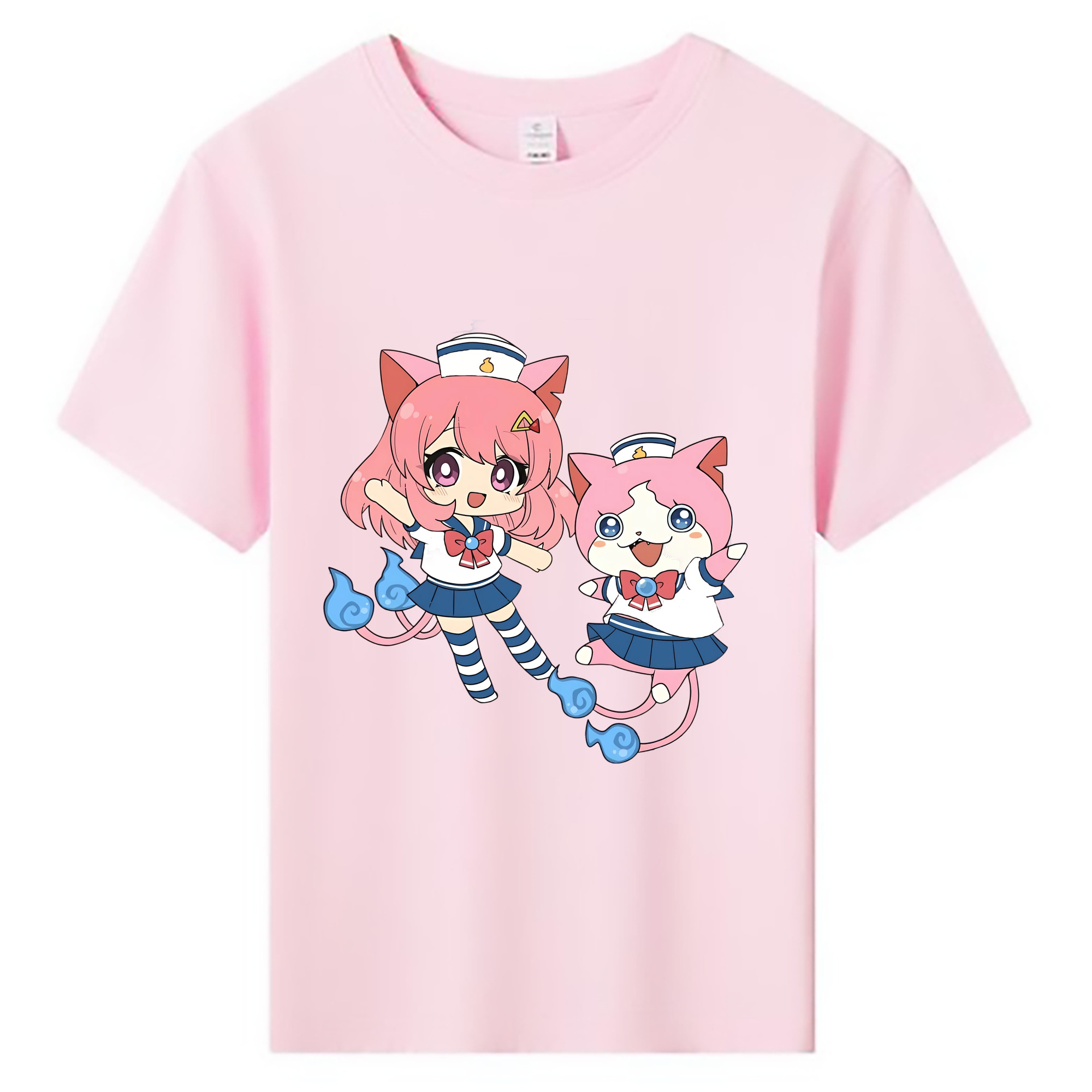 （画像用） 妖怪ウォッチ Yo-kai Watch 綿100％キッズTシャツ（フロントプリント）