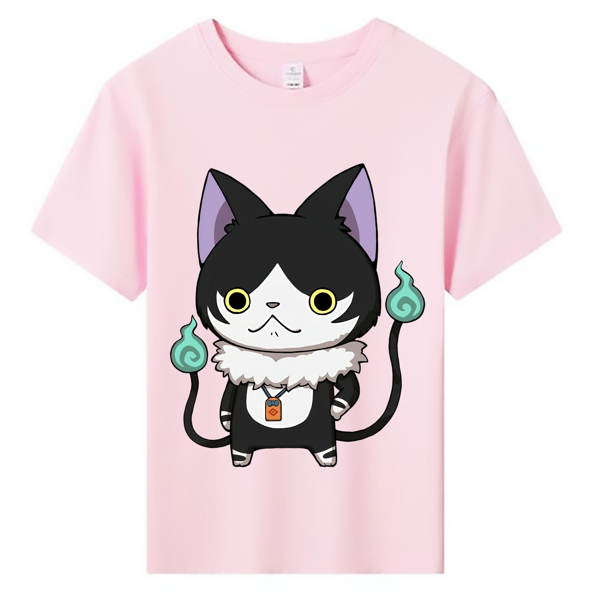 （画像用） 妖怪ウォッチ Yo-kai Watch 綿100％キッズTシャツ（フロントプリント）