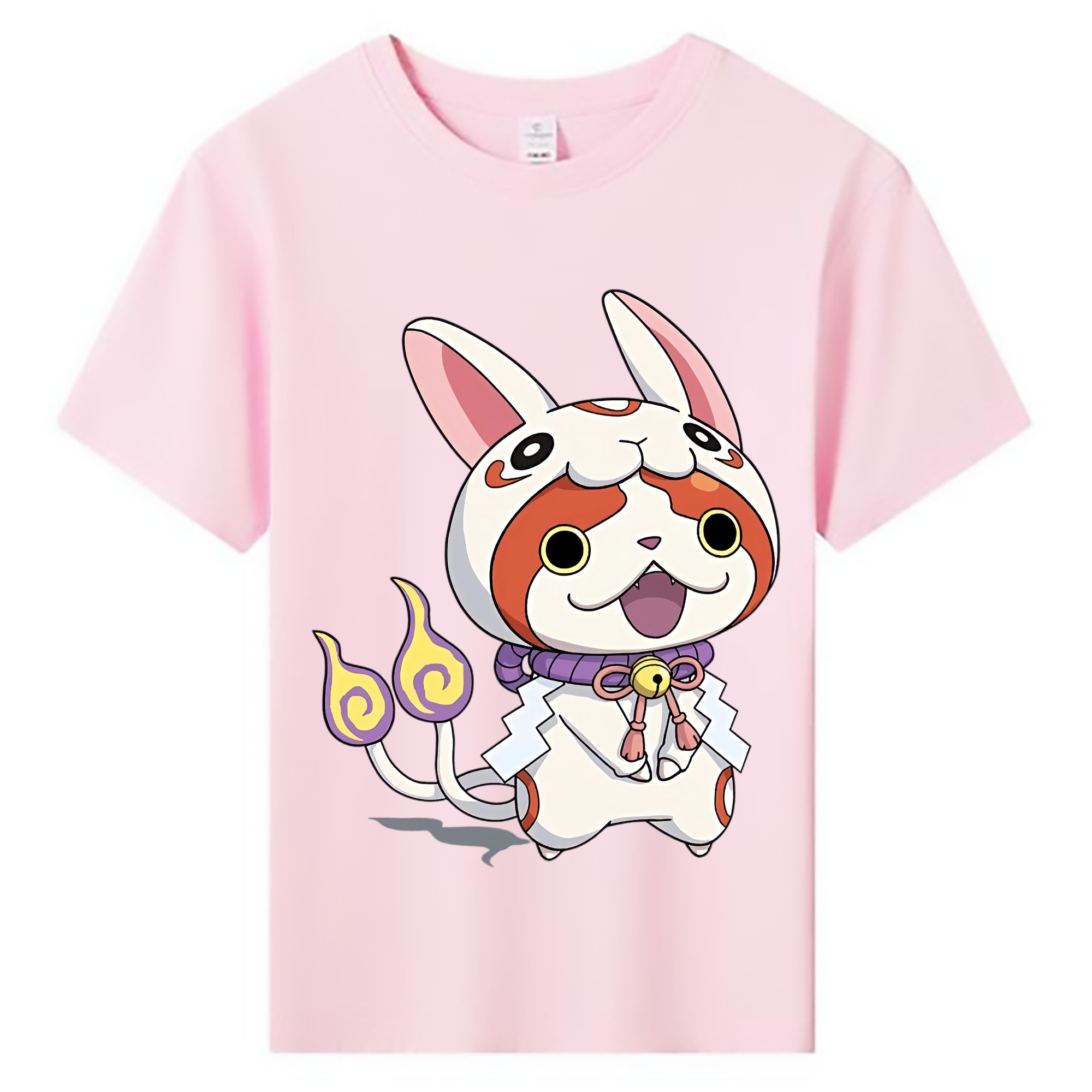 （画像用） 妖怪ウォッチ Yo-kai Watch 綿100％キッズTシャツ（フロントプリント）
