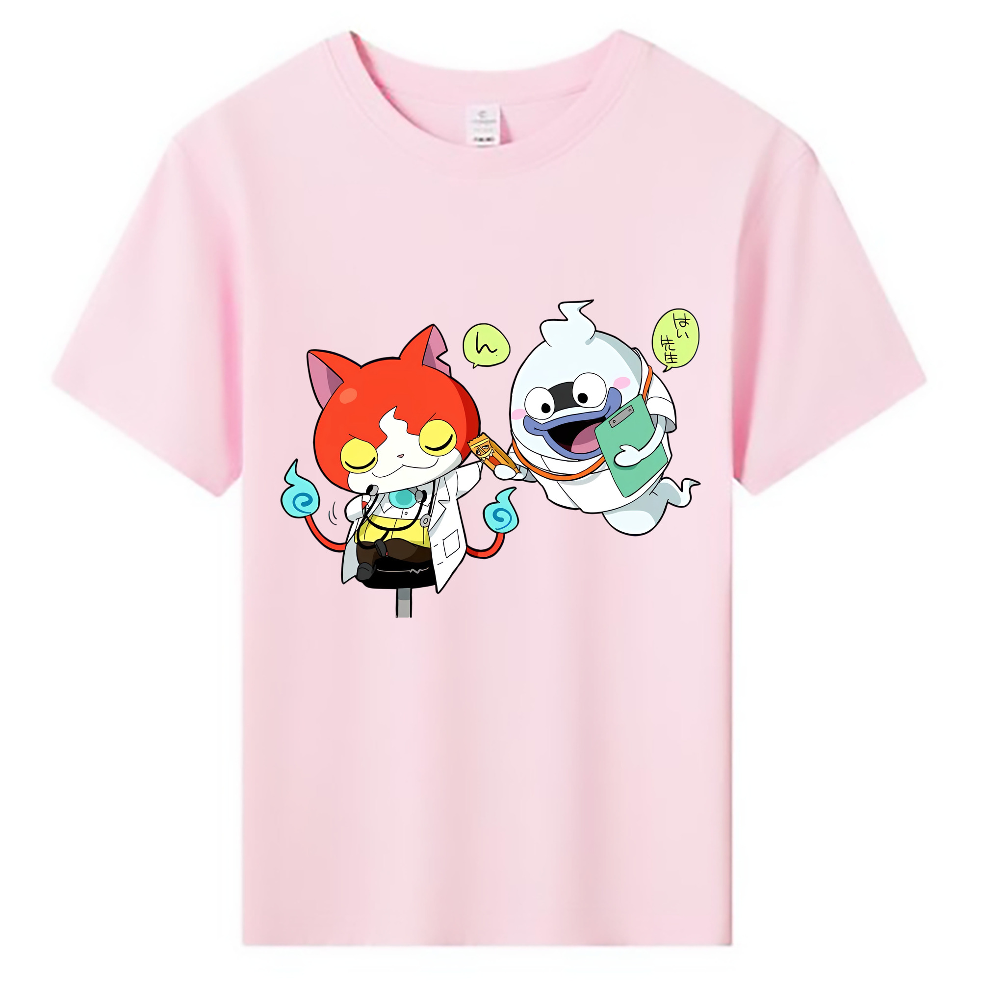 （画像用） 妖怪ウォッチ Yo-kai Watch 綿100％キッズTシャツ（フロントプリント）
