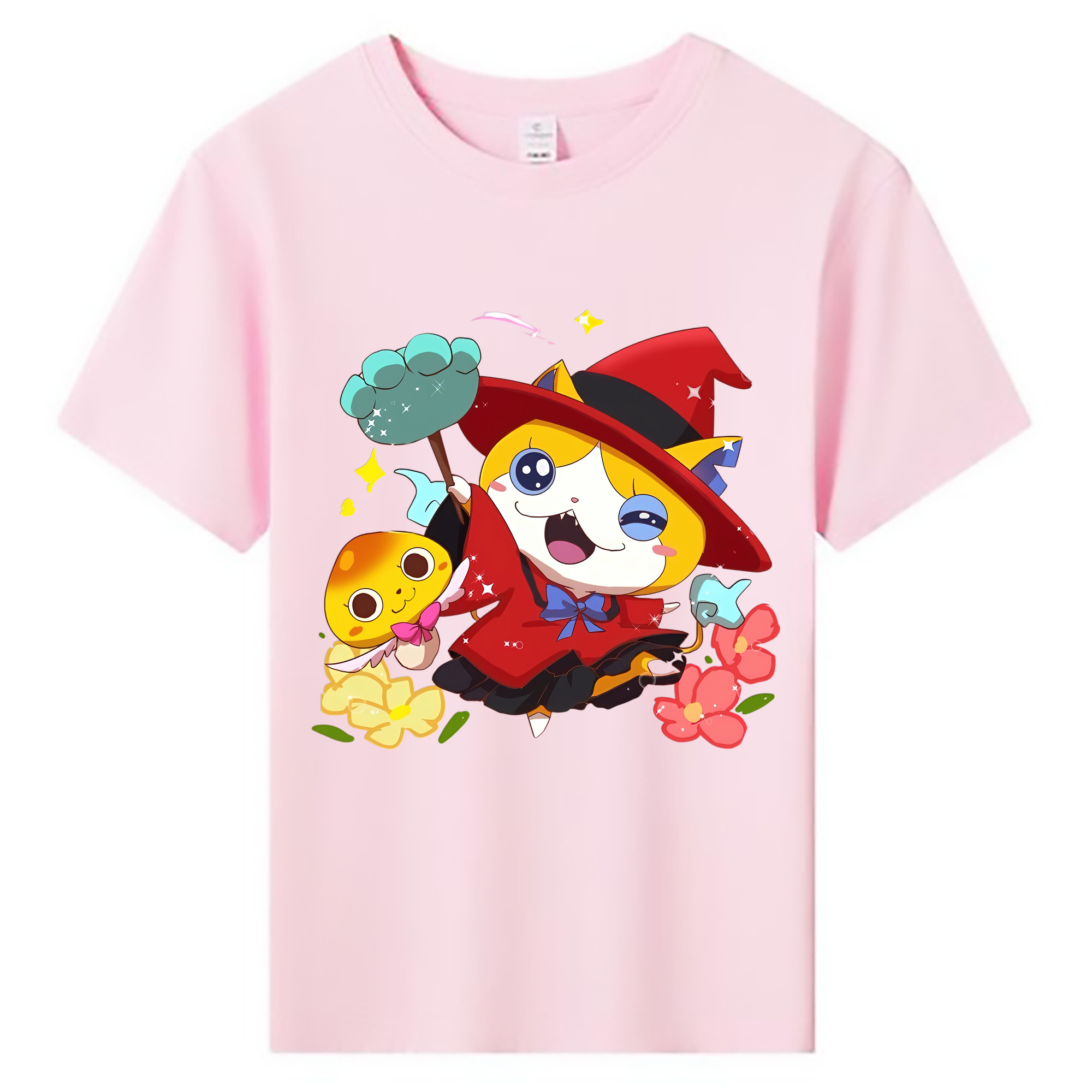 （画像用） 妖怪ウォッチ Yo-kai Watch 綿100％キッズTシャツ（フロントプリント）