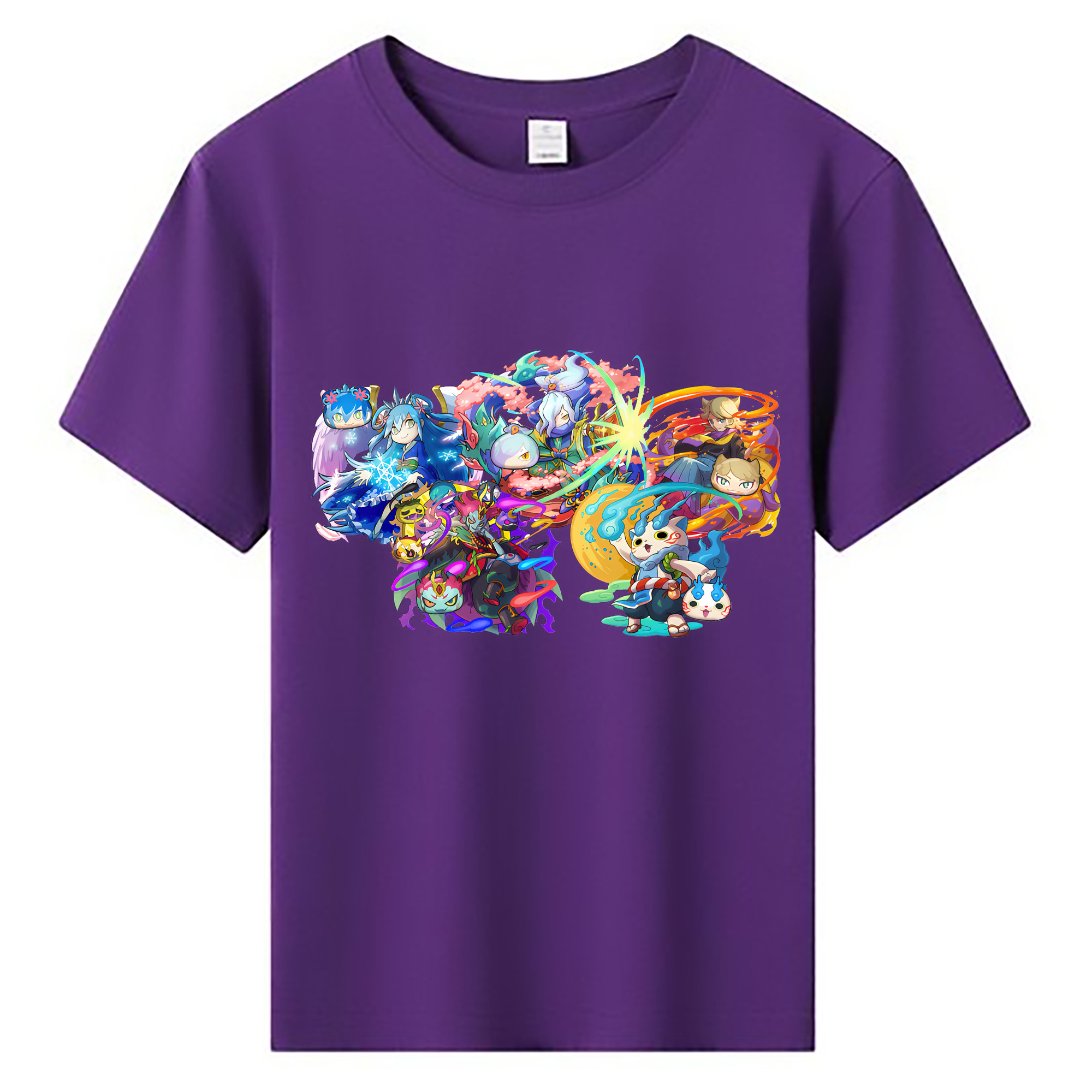 （画像用） 妖怪ウォッチ Yo-kai Watch 綿100％キッズTシャツ（フロントプリント）