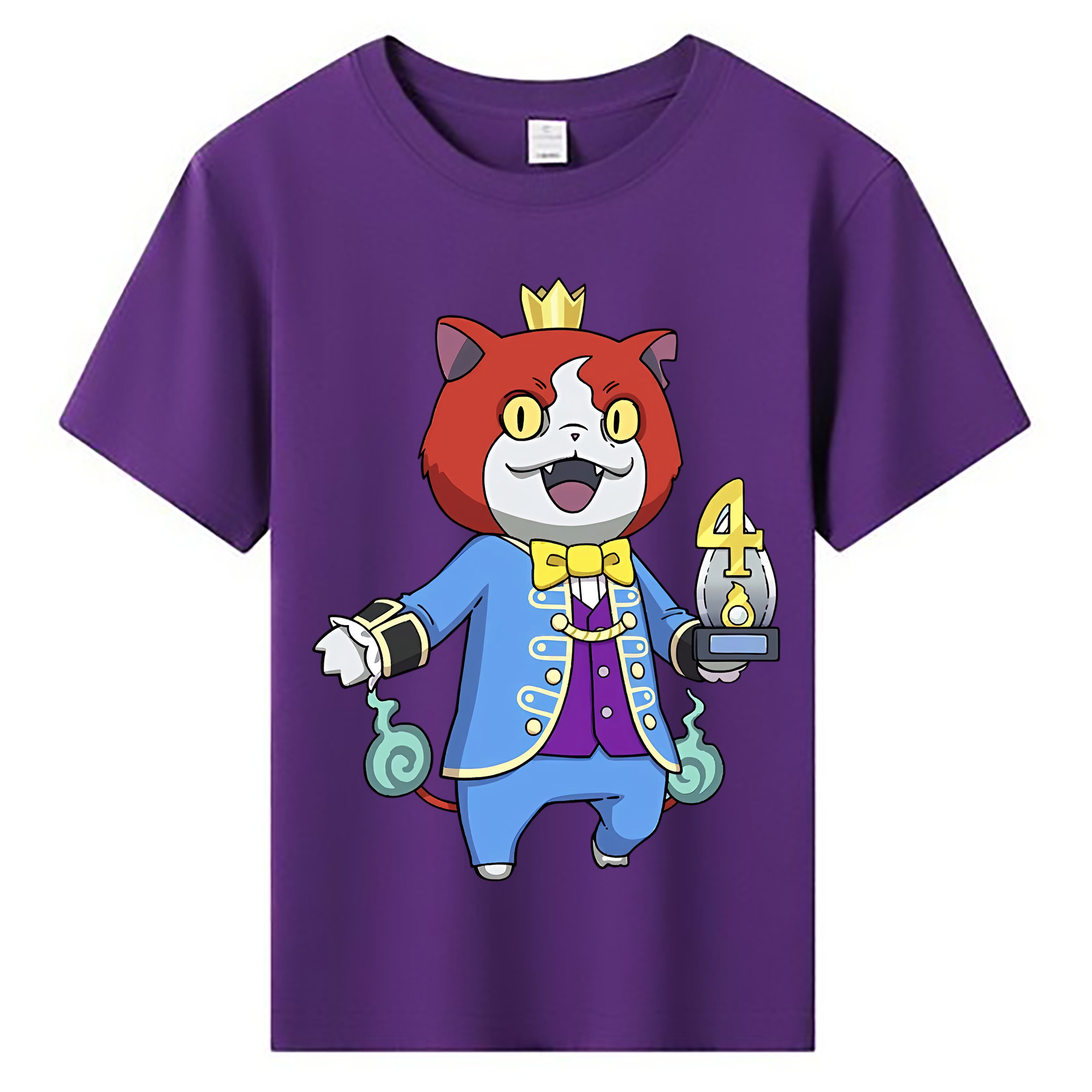 （画像用） 妖怪ウォッチ Yo-kai Watch 綿100％キッズTシャツ（フロントプリント）